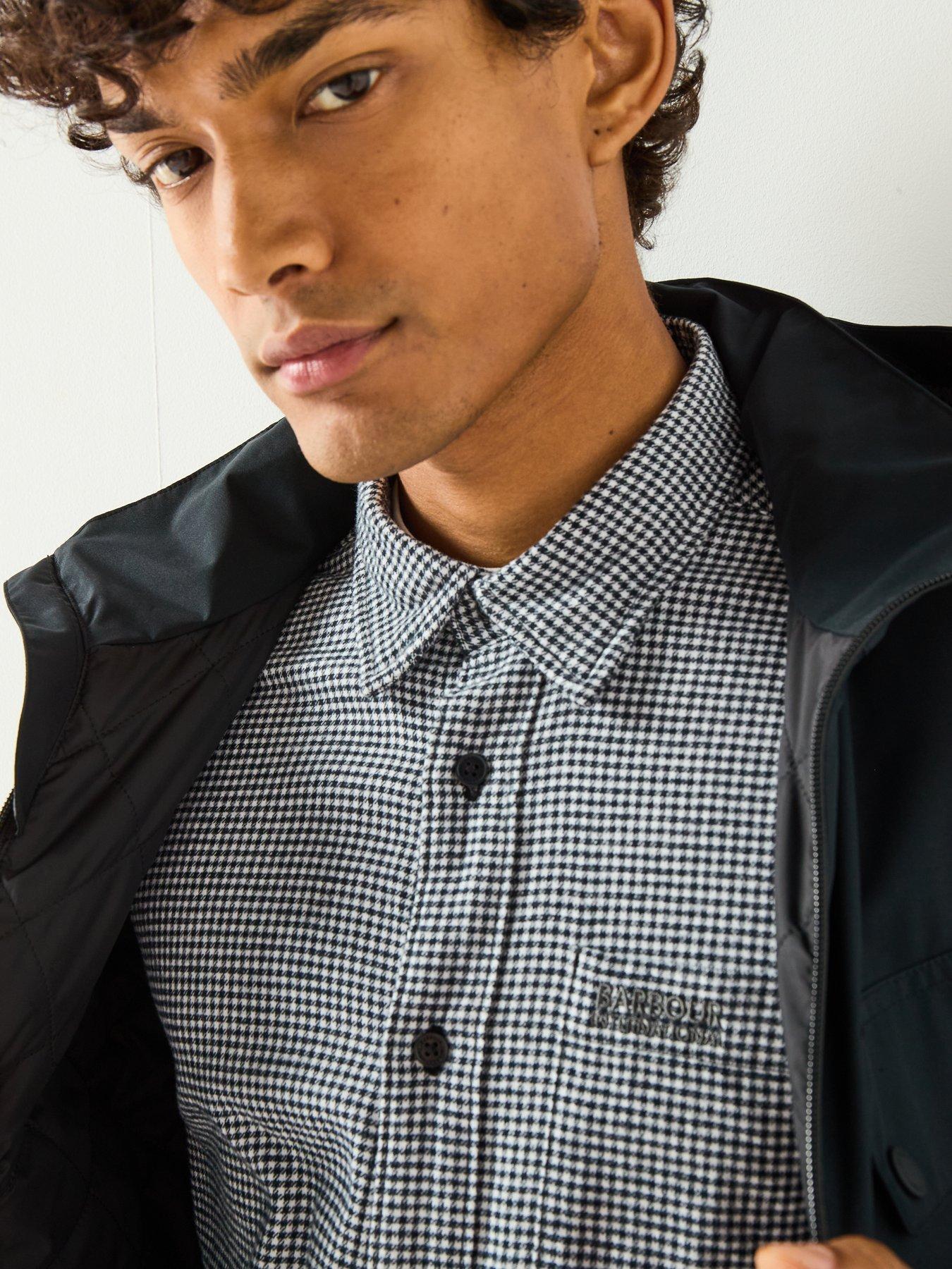 barbour-international-watson-houndstooth-shirt-blackoutfit
