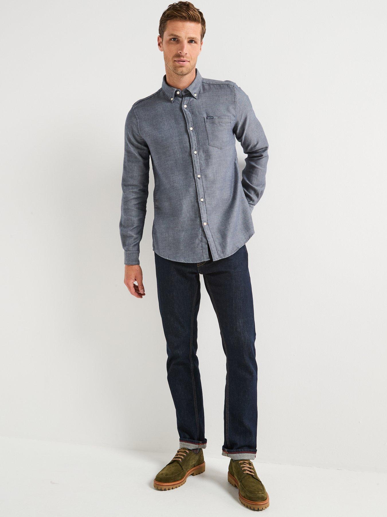 barbour-buckley-tailored-fit-herringbone-shirt-navyback