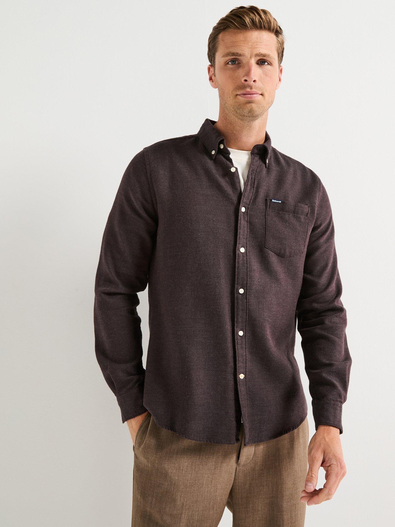 barbour-buckley-tailored-fit-herringbone-shirt-brown