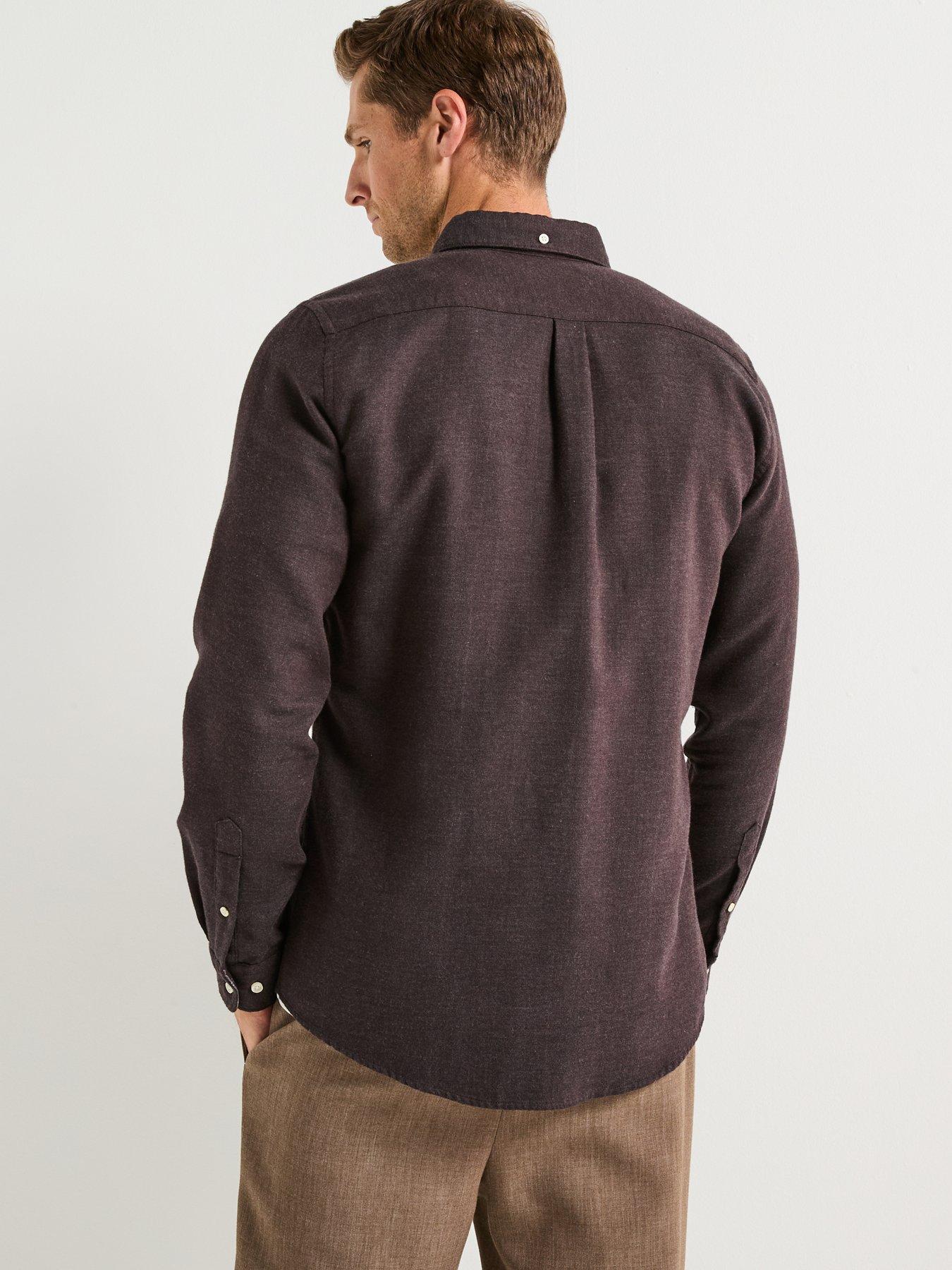 barbour-buckley-tailored-fit-herringbone-shirt-brownstillFront