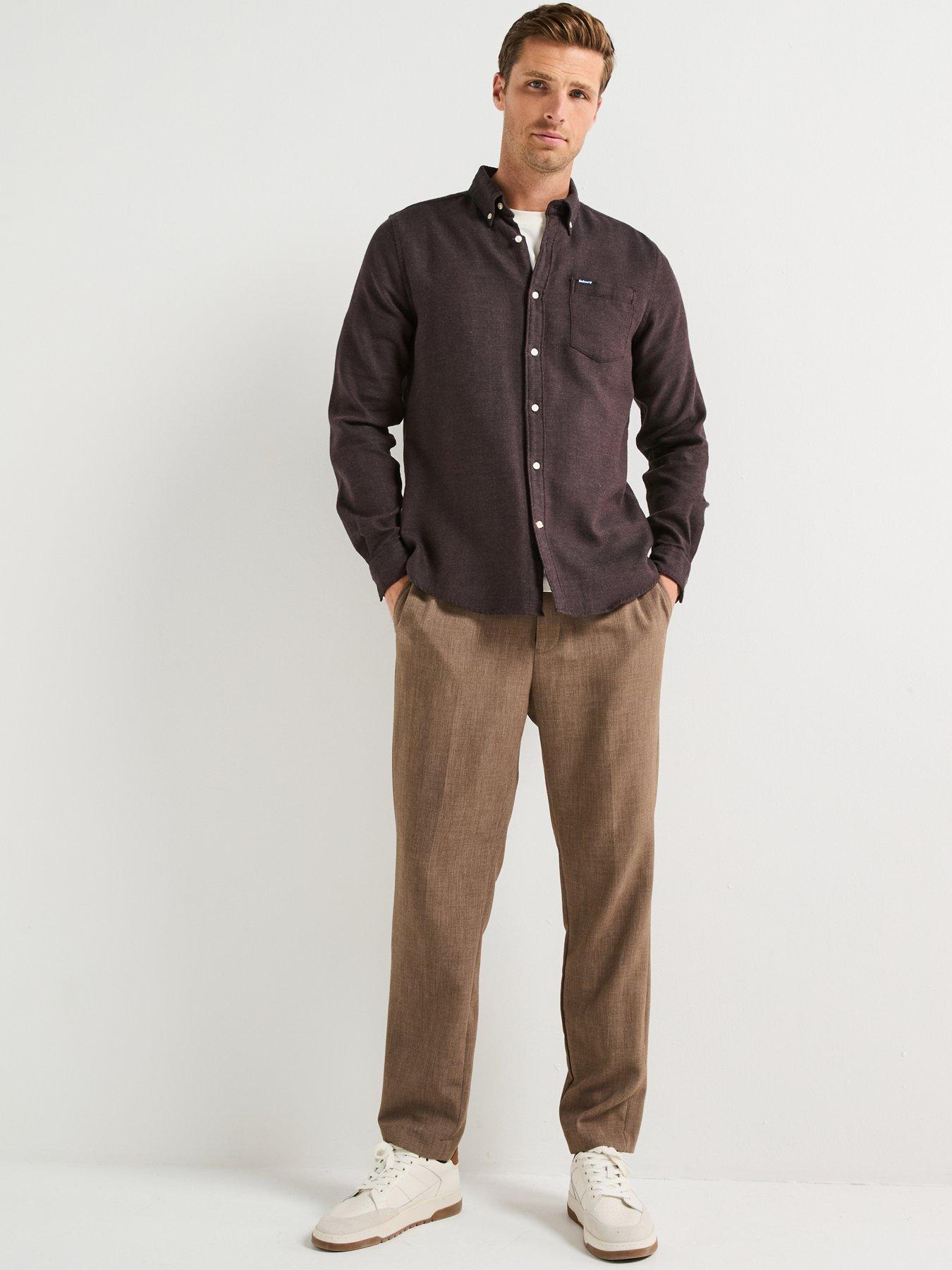 barbour-buckley-tailored-fit-herringbone-shirt-brownback