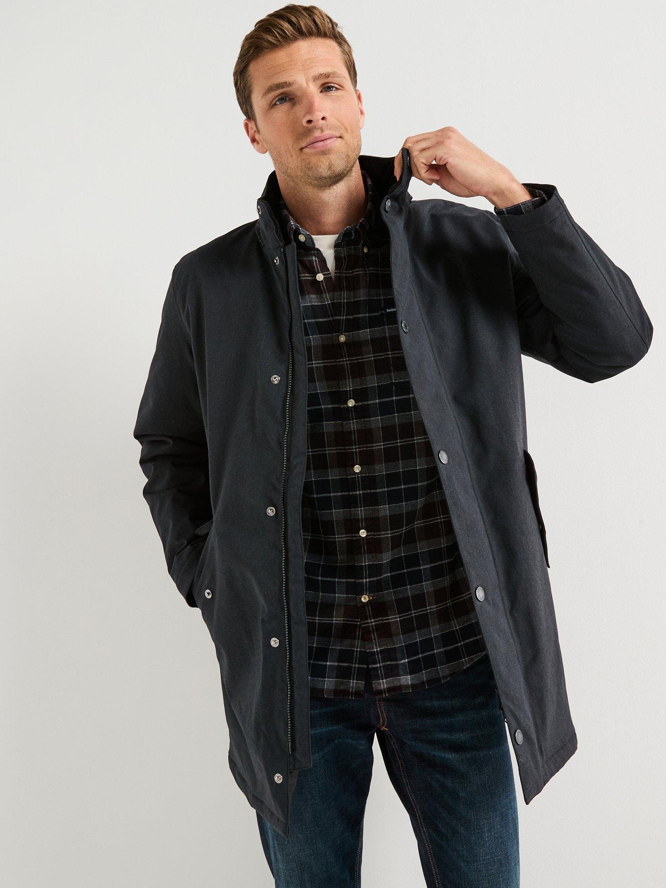 Barbour Winter Powell Waterproof Jacket- Black