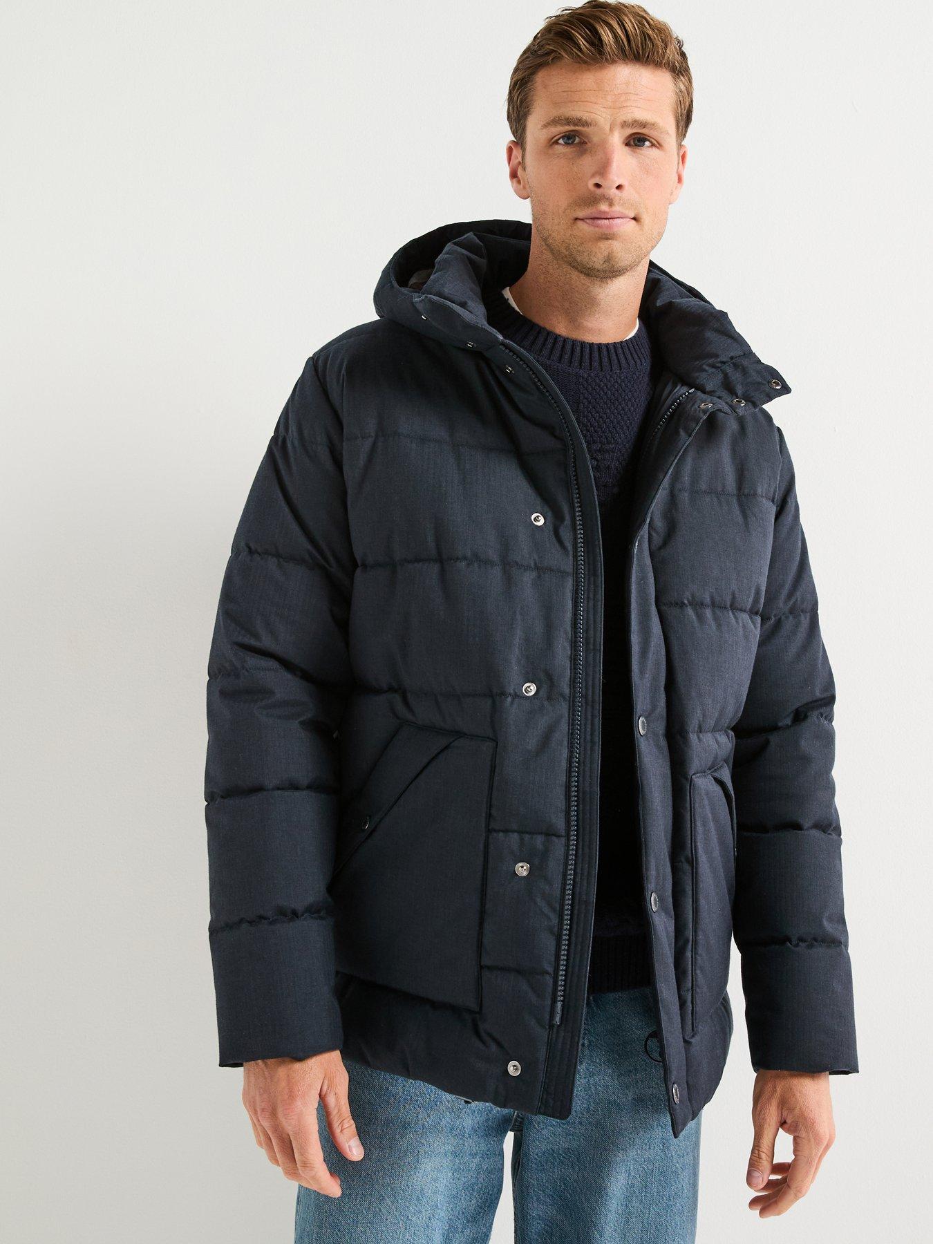 Image 1 of 6 of Barbour Brampton Puffer Jacket- Navy