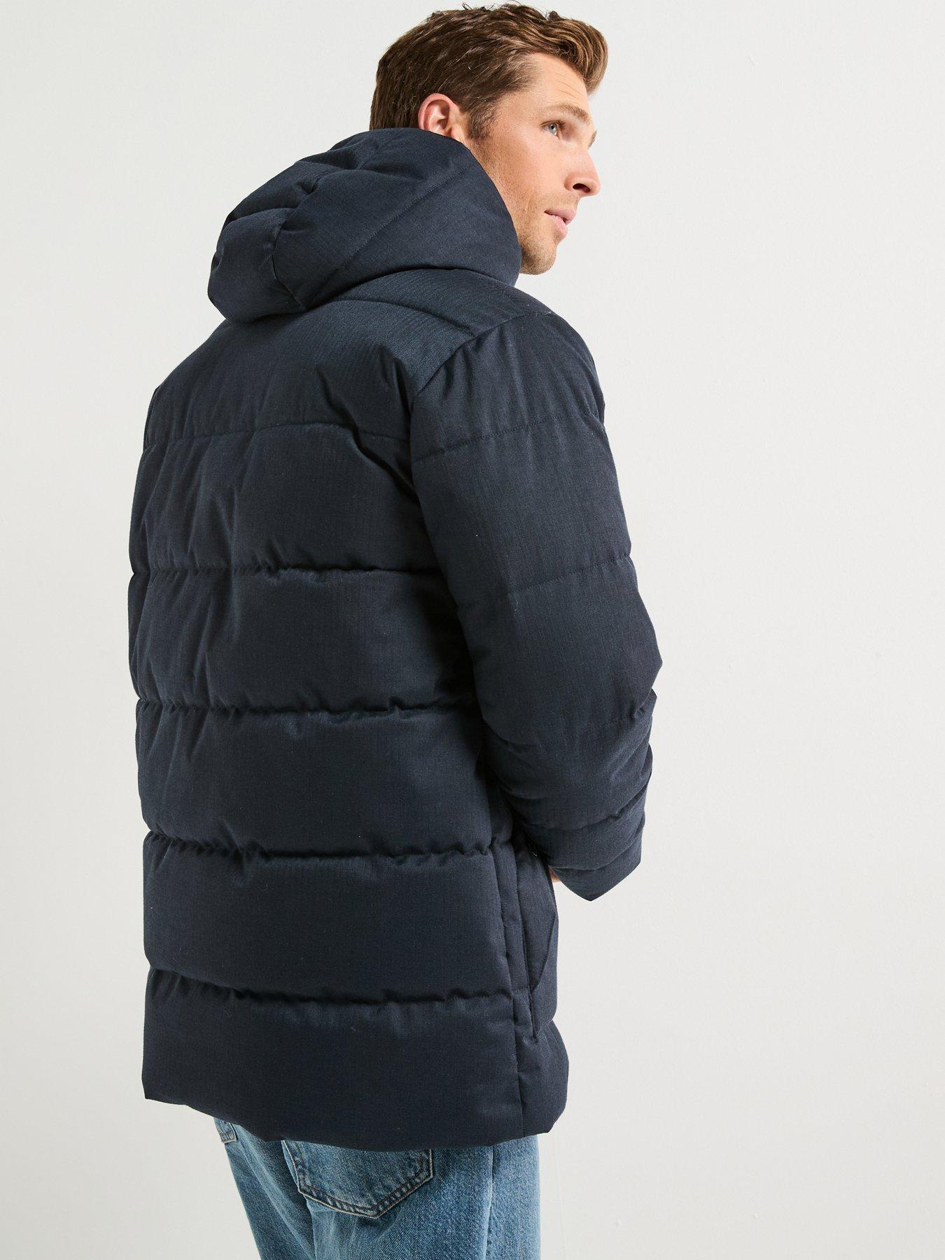 Image 2 of 6 of Barbour Brampton Puffer Jacket- Navy