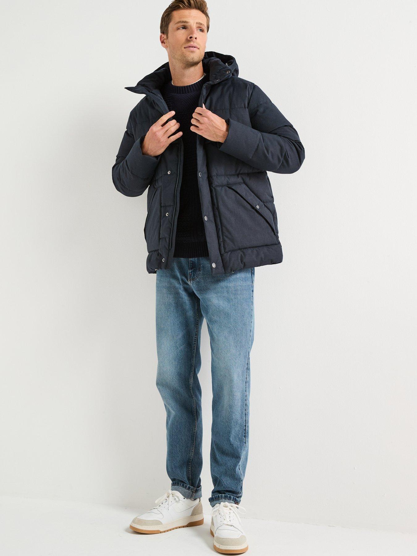 Image 3 of 6 of Barbour Brampton Puffer Jacket- Navy