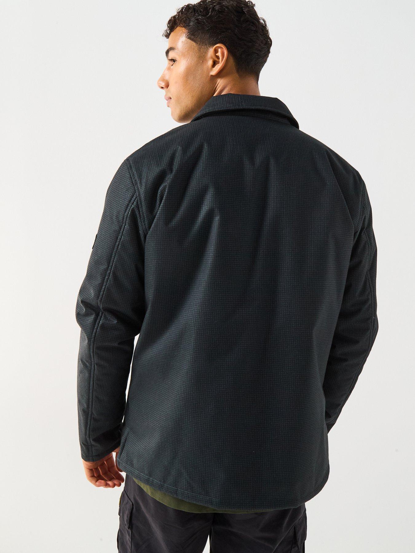 Image 2 of 4 of Barbour International Distill Wadded Jacket - Black