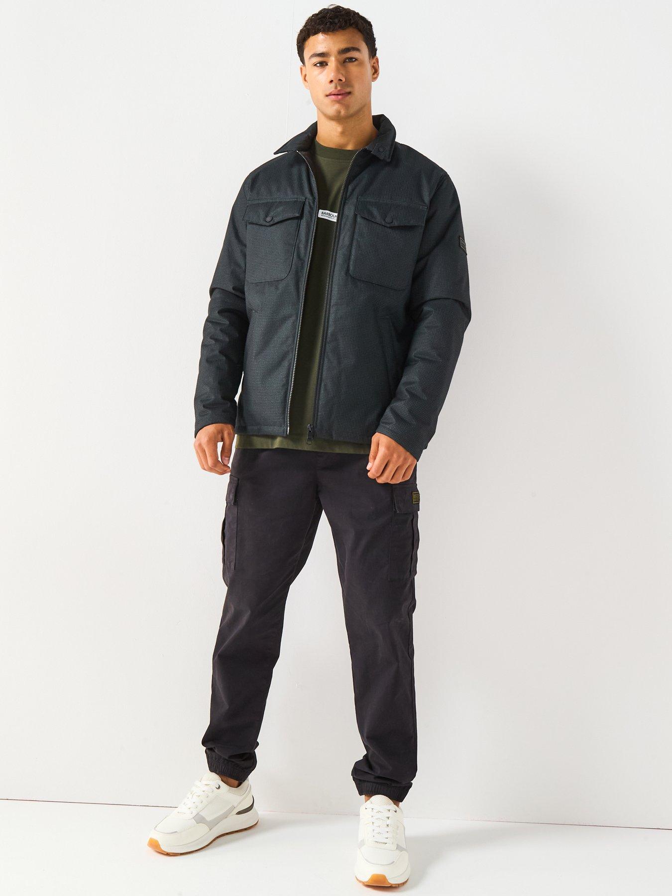Image 3 of 4 of Barbour International Distill Wadded Jacket - Black