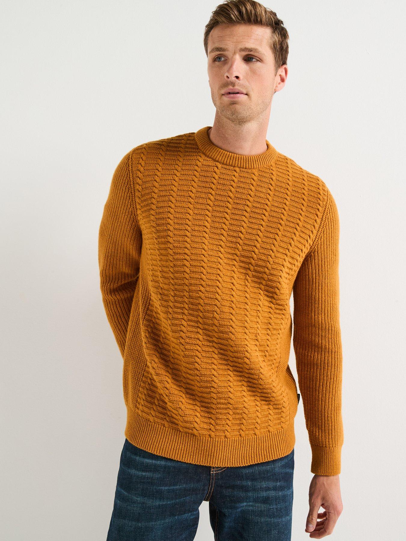 barbour-cleveland-textured-crew-knitted-jumper-dark-orange