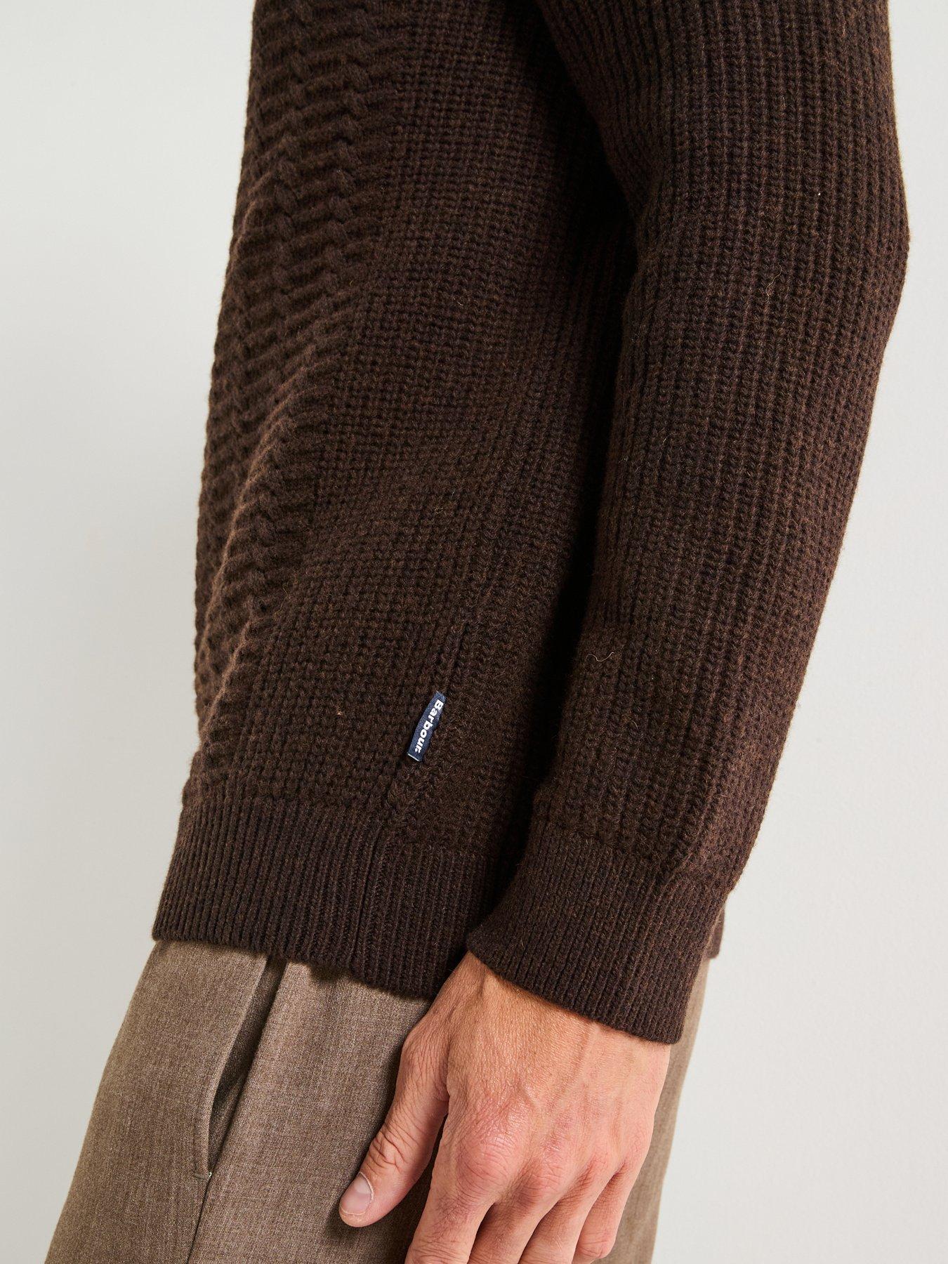 barbour-cleveland-textured-crew-knitted-jumper-brownoutfit