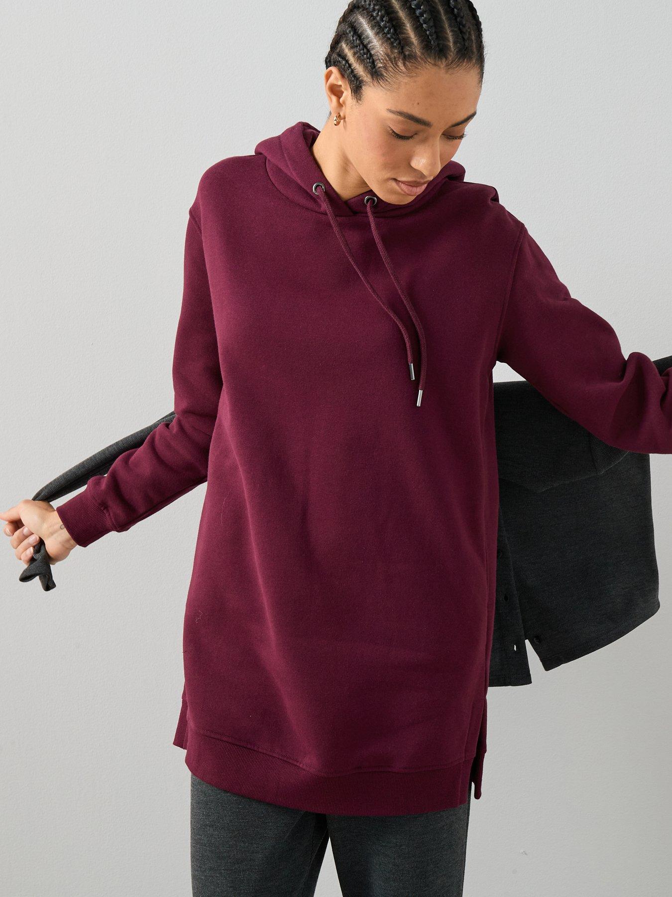 the-very-collection-hoodie-with-side-splits-purplefront