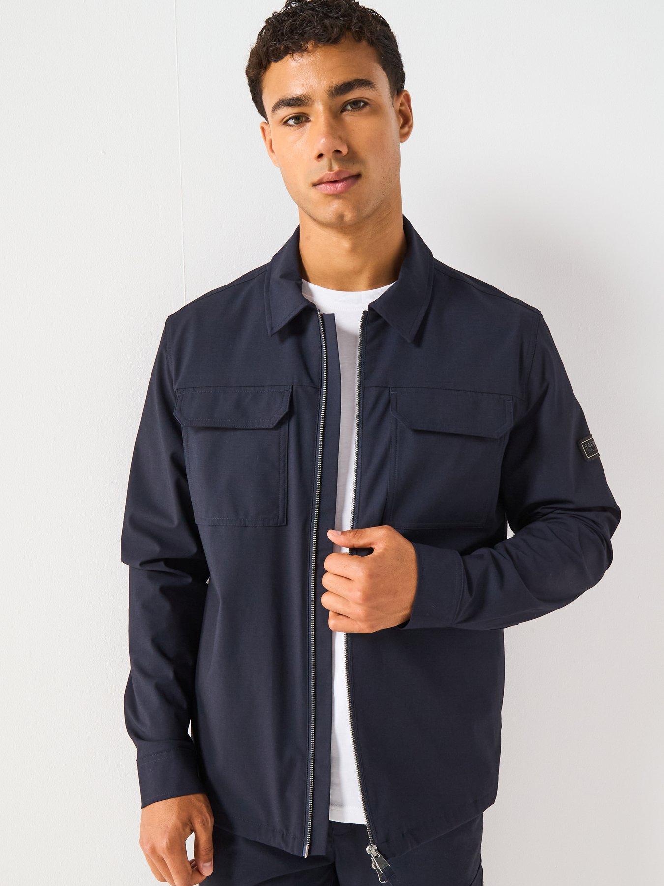 Barbour International Ash Overshirt- Navy