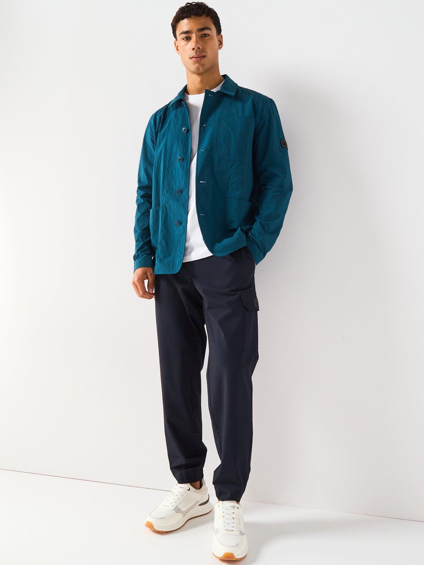 barbour-international-douglas-nylon-overshirt--dark-greenoutfit