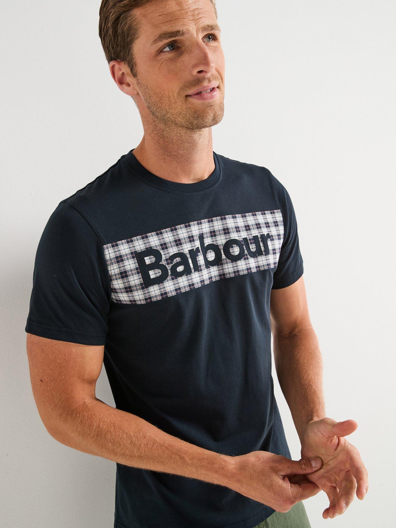Image 1 of 6 of Barbour Bancroft Graphic T-Shirt- Navy