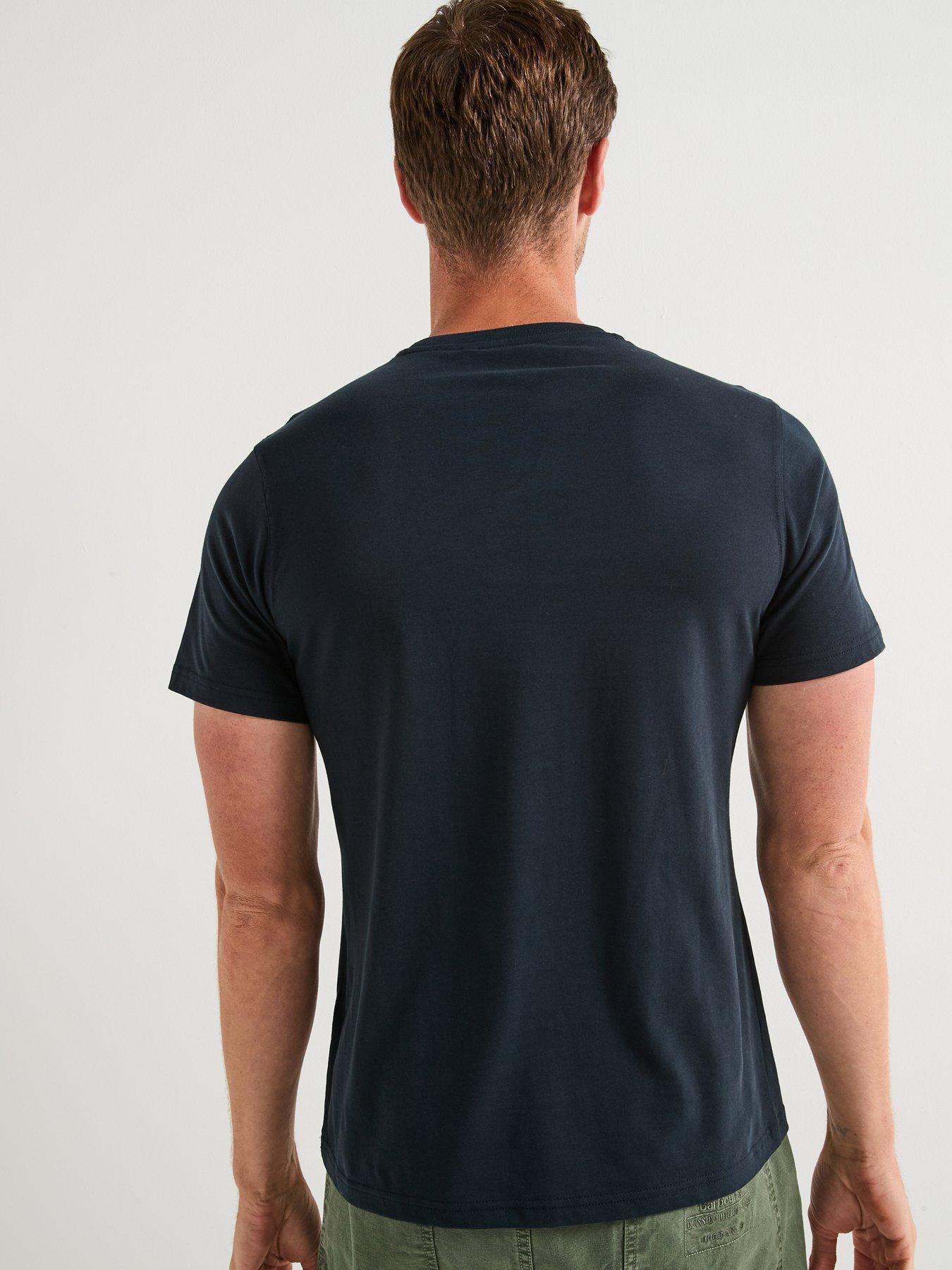 Image 2 of 6 of Barbour Bancroft Graphic T-Shirt- Navy