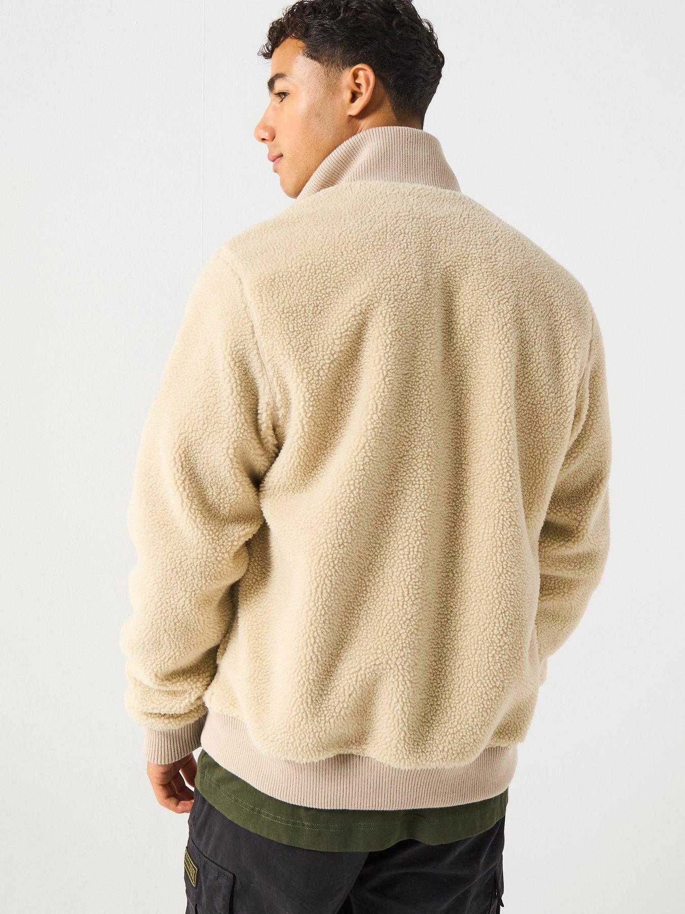 Image 2 of 6 of Barbour International Dinstone Fleece Jacket - Beige