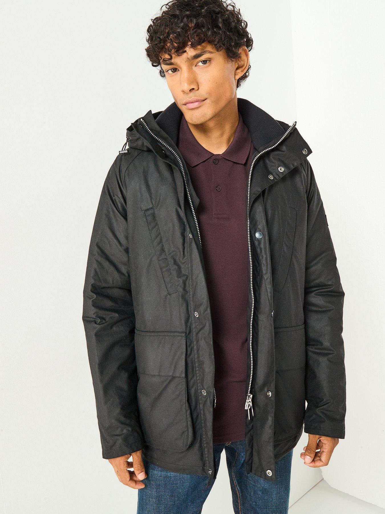 Barbour International Oakdale Wax Jacket - Black