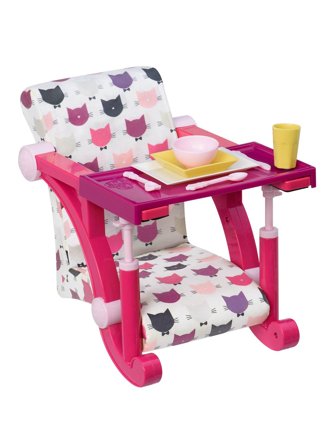 Our Generation Clip-On Doll Chair Cat Print