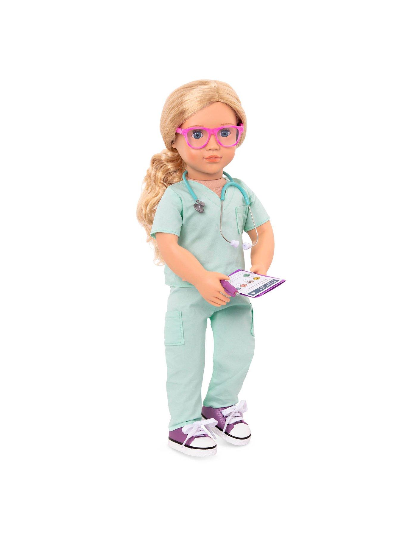 Image 2 of 3 of Our Generation Sweet Surgeon Scrubs Outfit (For 46cm Dolls)