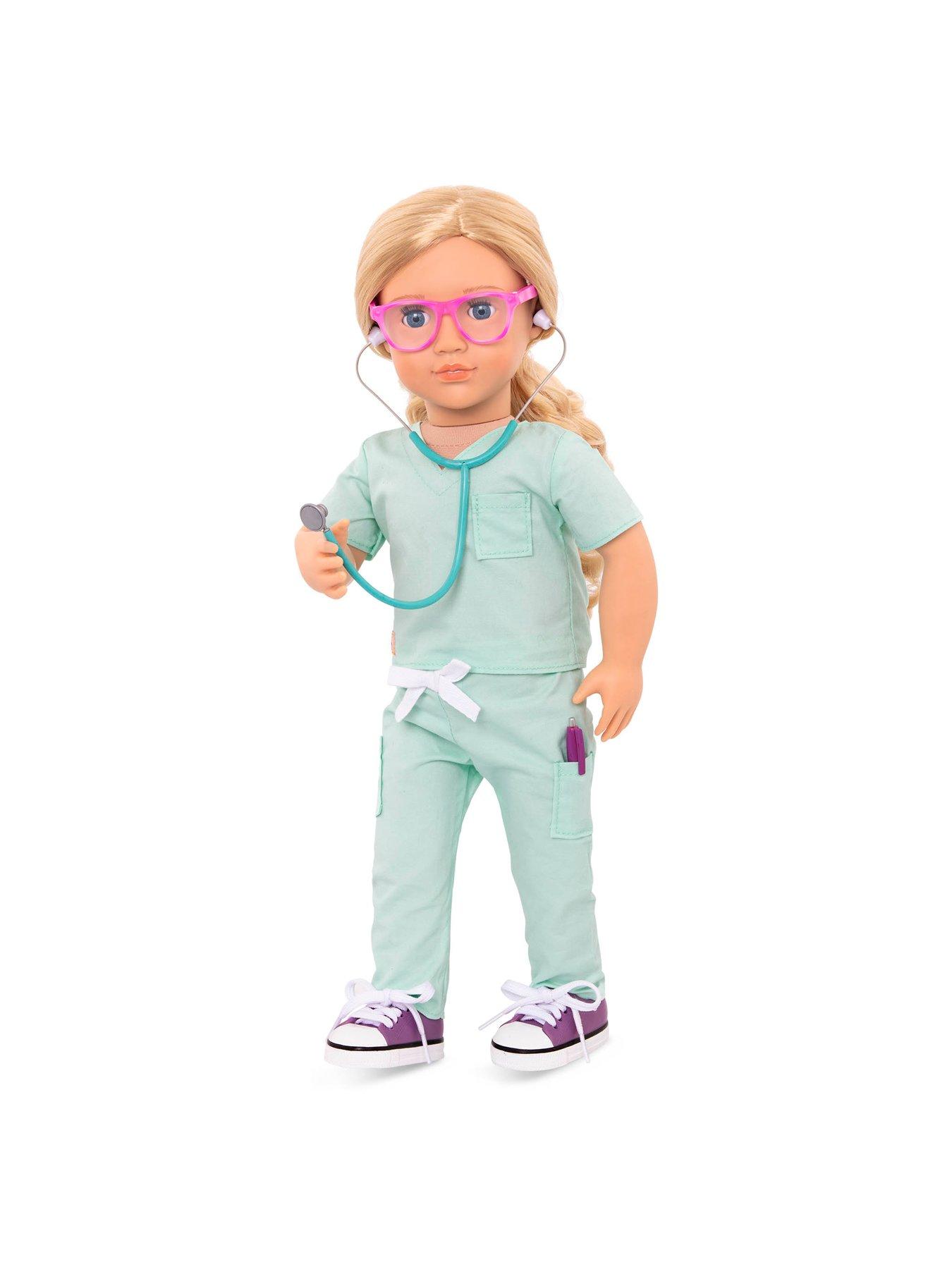 Image 3 of 3 of Our Generation Sweet Surgeon Scrubs Outfit (For 46cm Dolls)