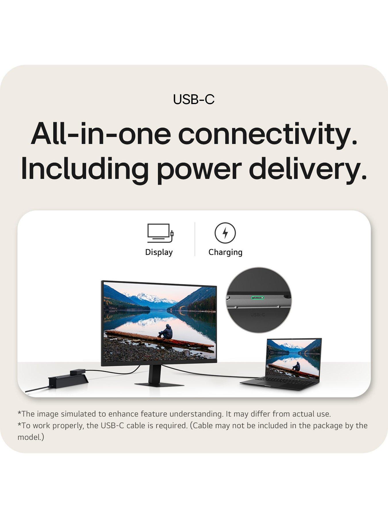 Image 4 of 7 of LG 27" QHD IPS 100Mz Monitor with HDR10 and USB Tye-C