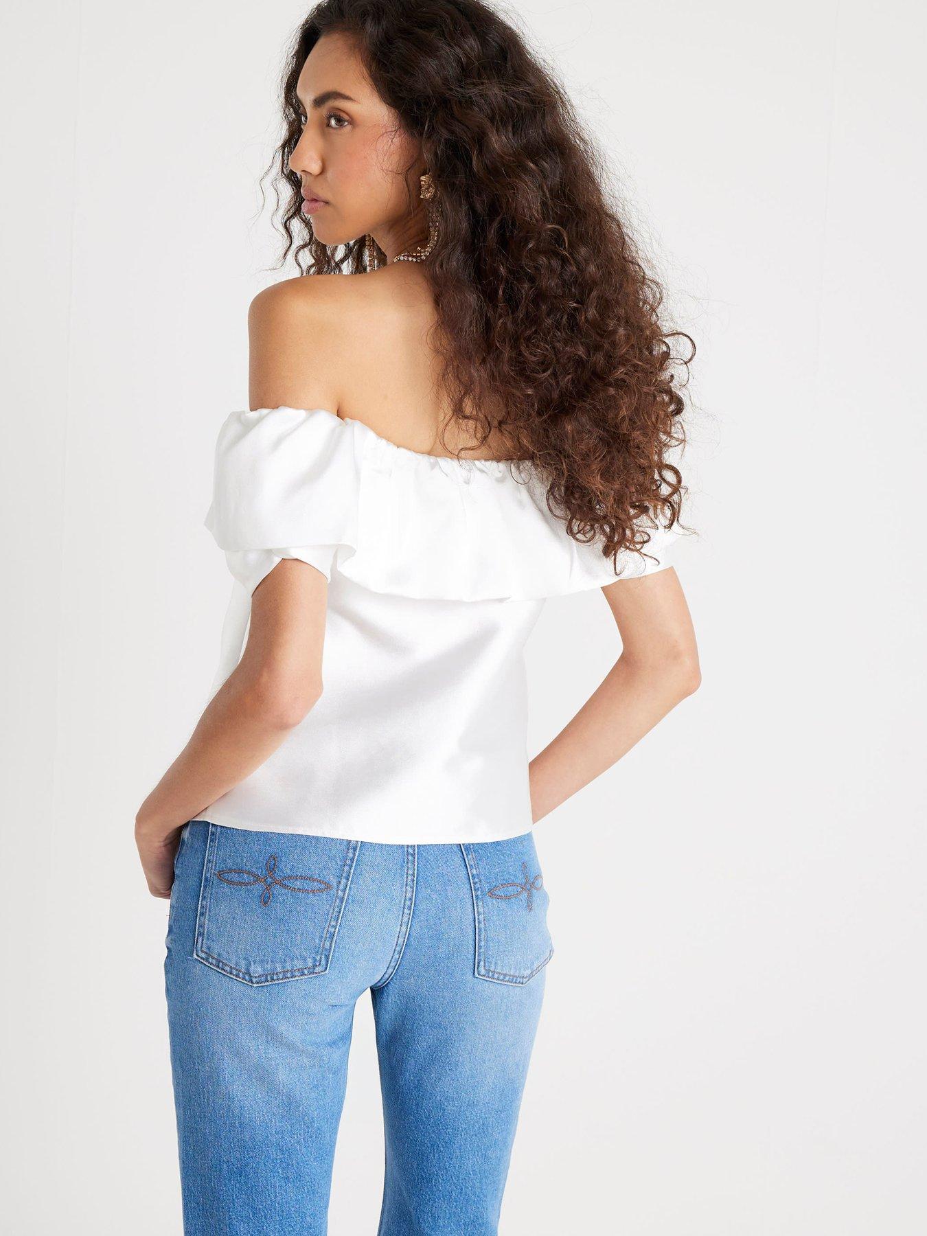river-island-frill-detail-short-sleeve-top-creamstillFront