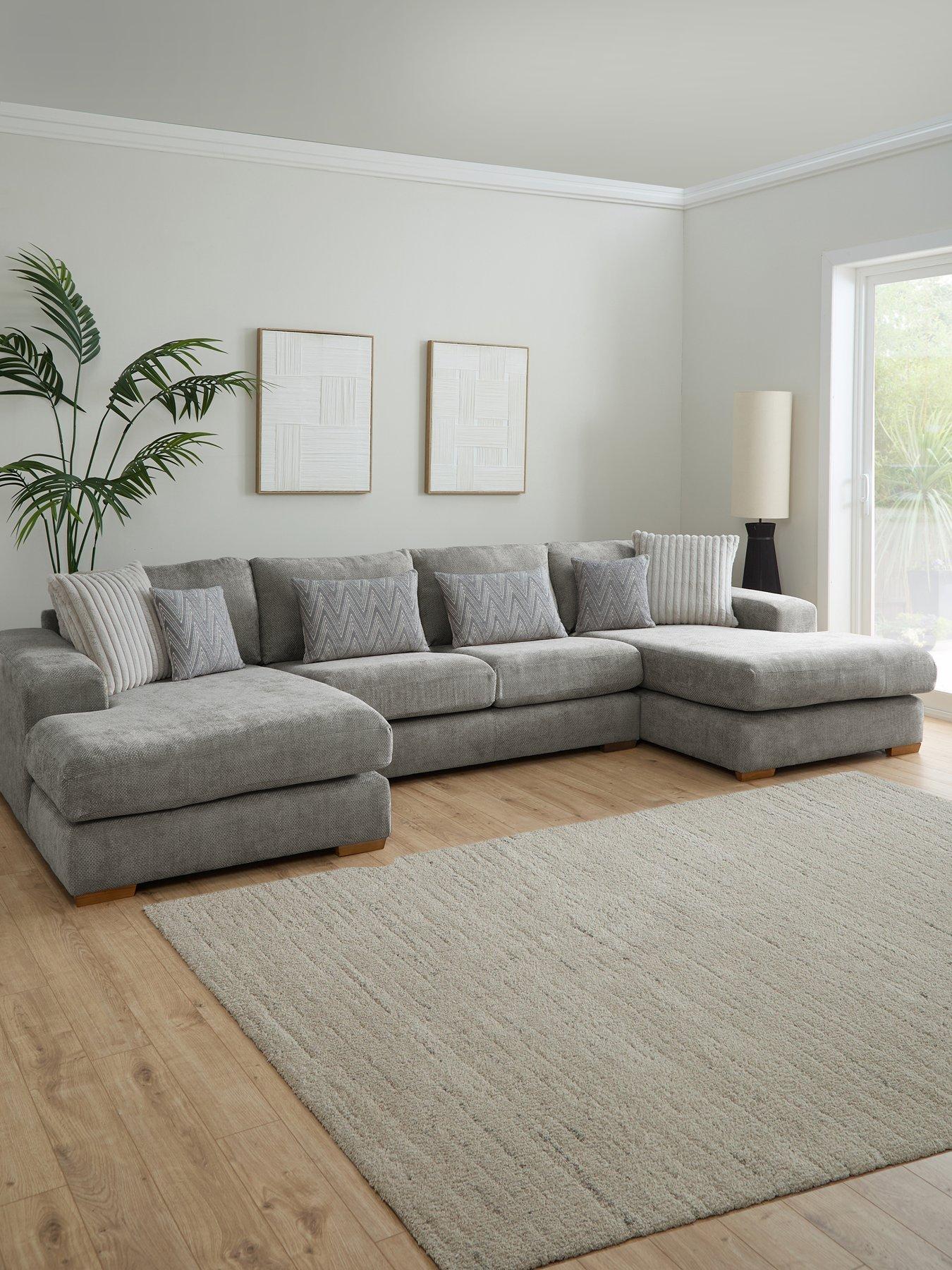 Very Home Broadgate Large U-shape Modular Sofa