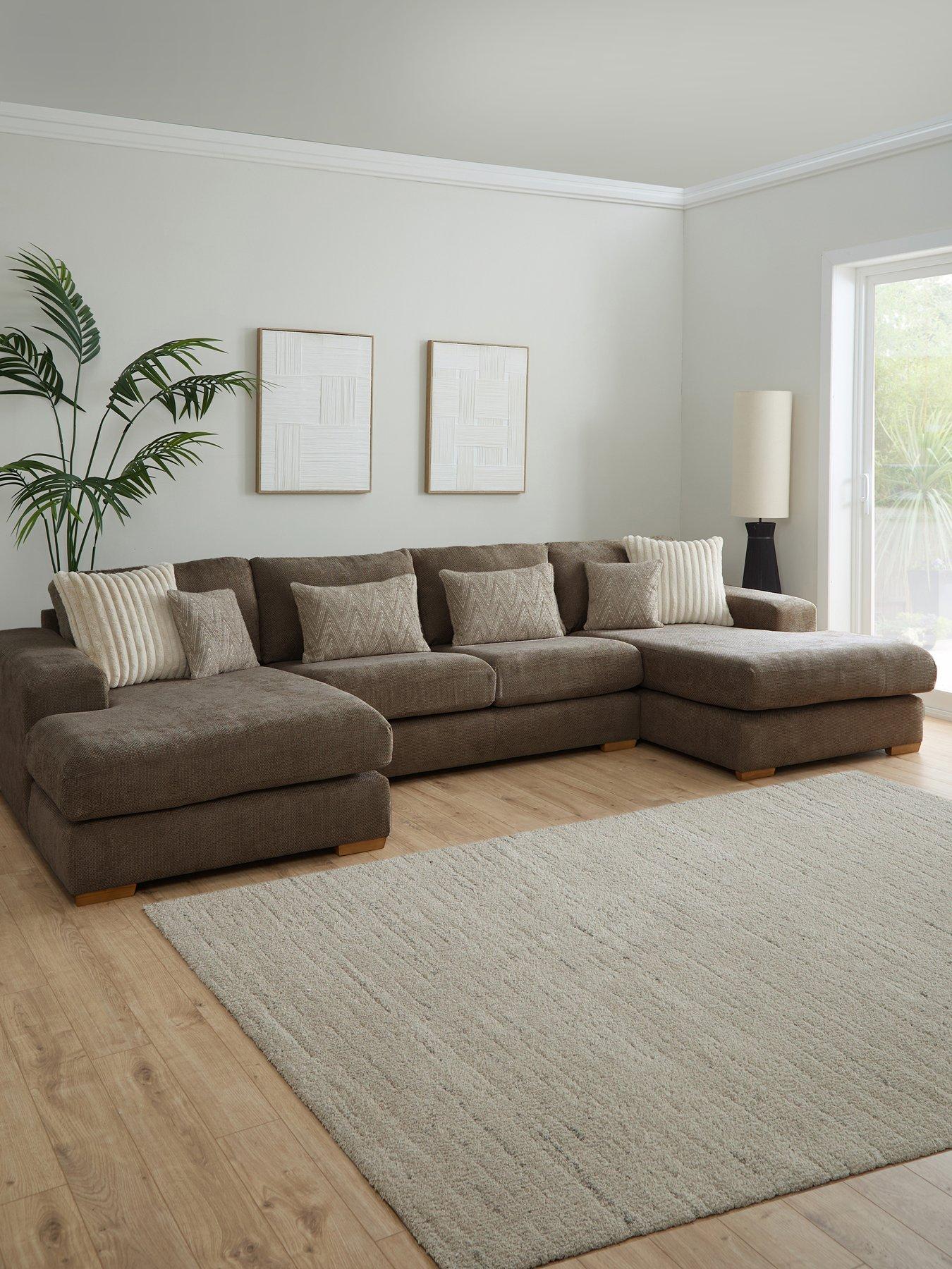 Very Home Broadgate Large U-shape Modular Sofa