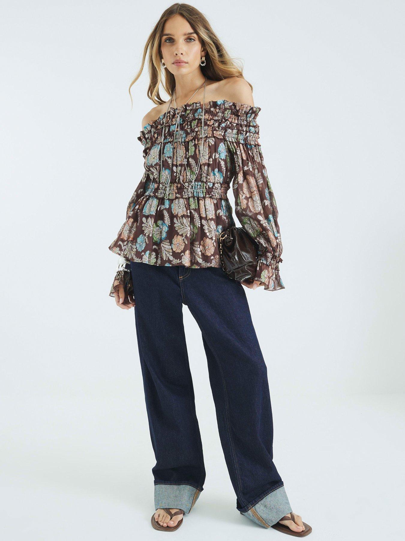 river-island-raw-edge-bardot-top-brownback