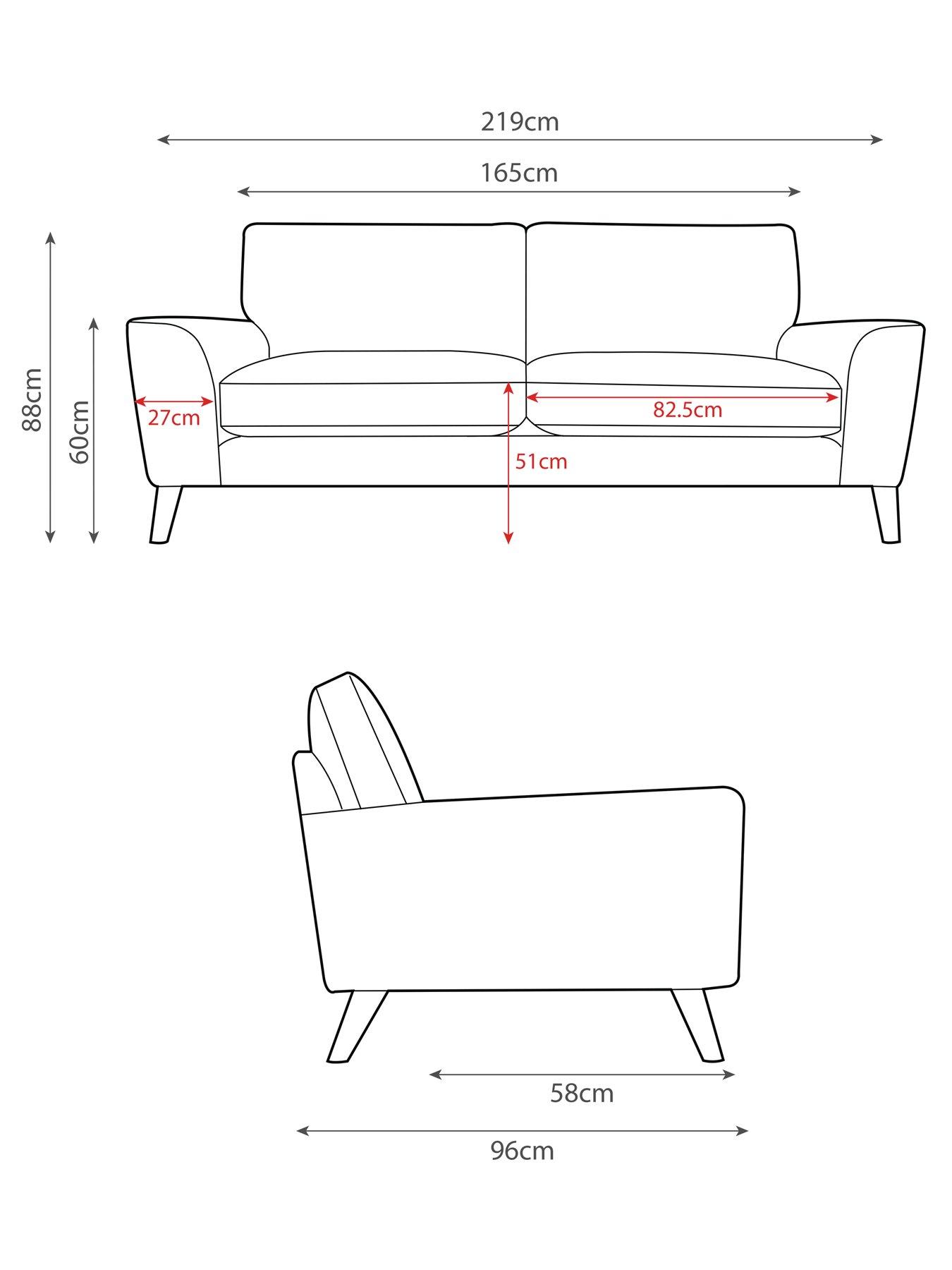 Image 7 of 7 of The Very Collection Aiyanna 3 Seater Sofa