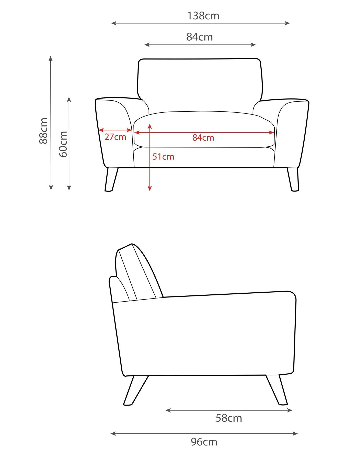 Image 6 of 6 of The Very Collection Aiyanna Snuggle Chair