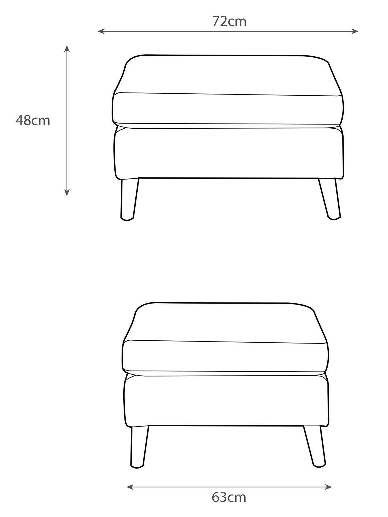 Image 6 of 6 of The Very Collection Aiyanna Footstool