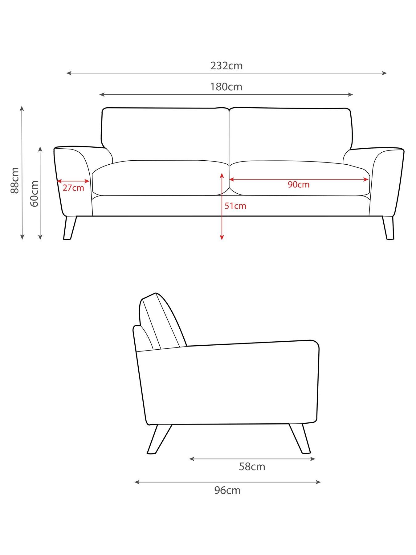 Image 7 of 7 of The Very Collection Aiyanna 4 Seater Sofa