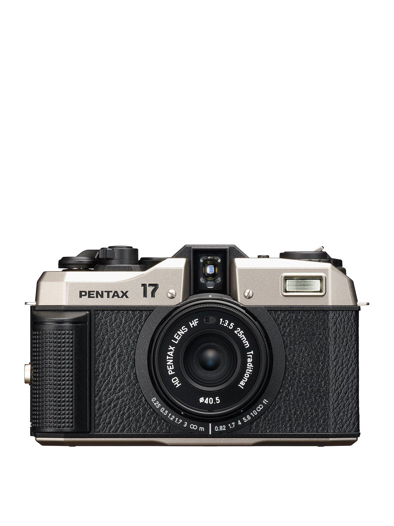 Image 1 of 6 of PENTAX 17 Film Camera - Dark Silver - Camera Only