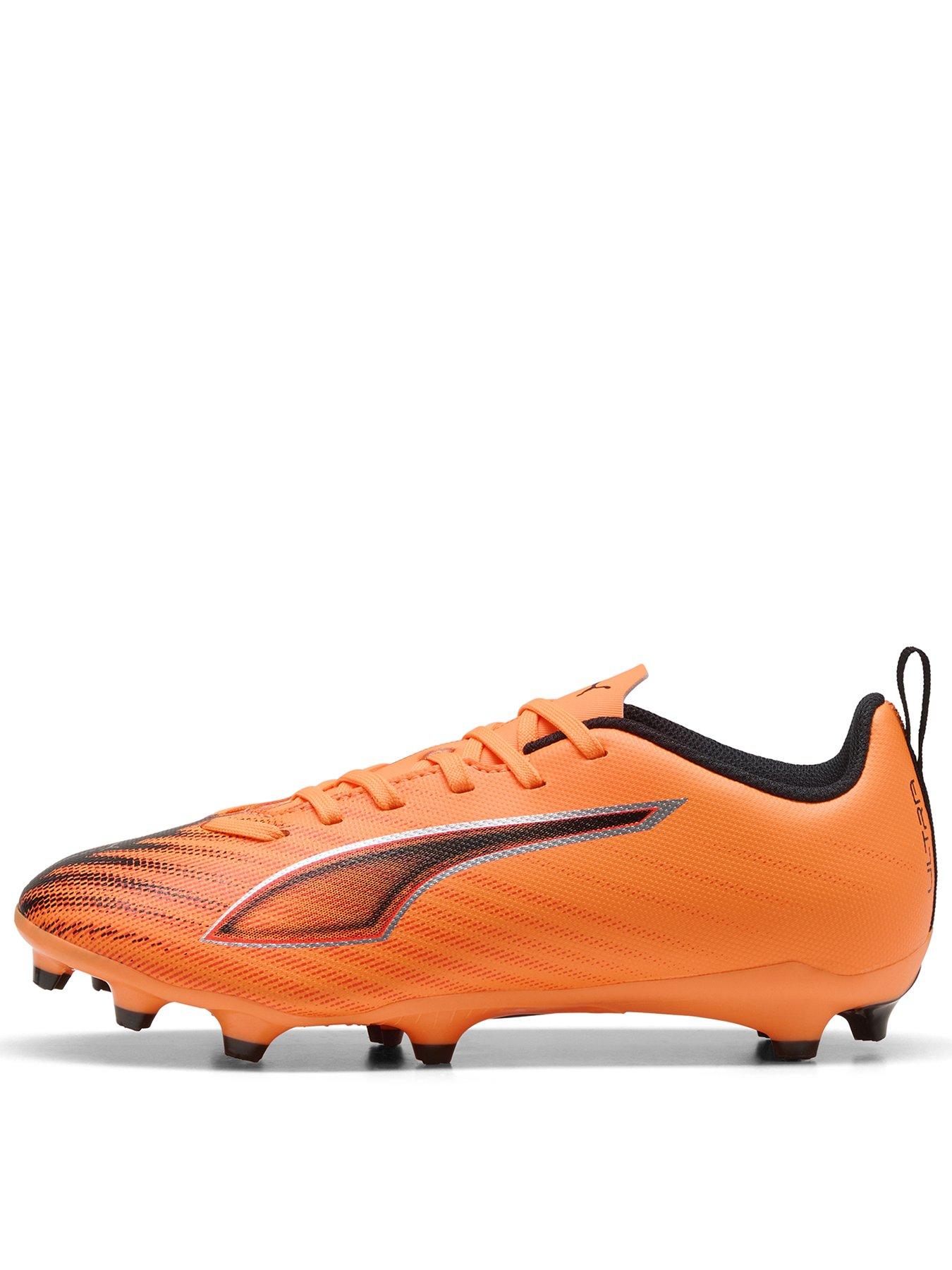 puma-junior-ultra-6-play-firm-ground-football-boots-orange