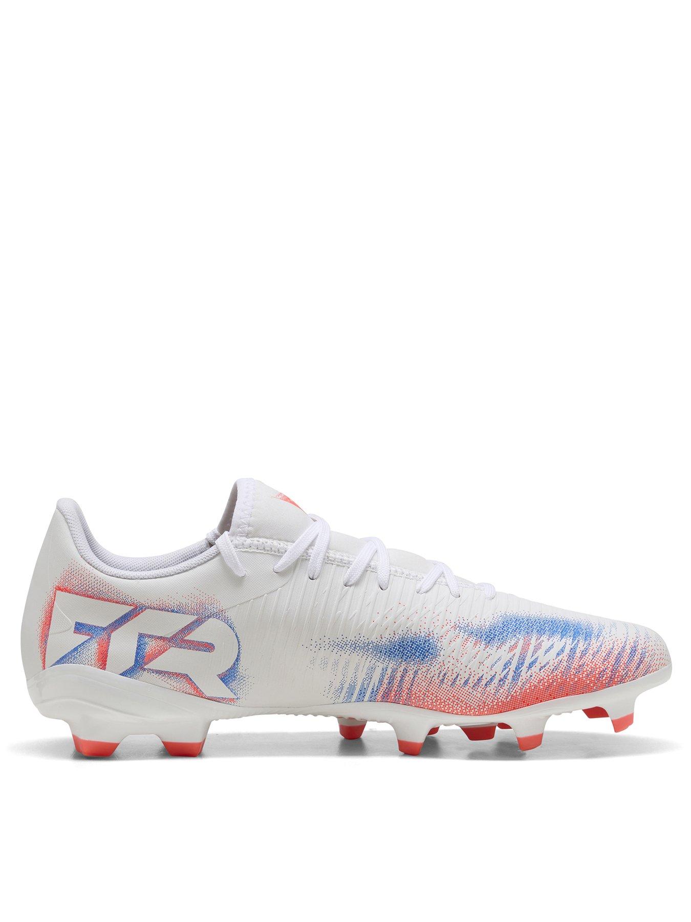 Puma Mens Future 8 Play Firm Ground Football Boots - White
