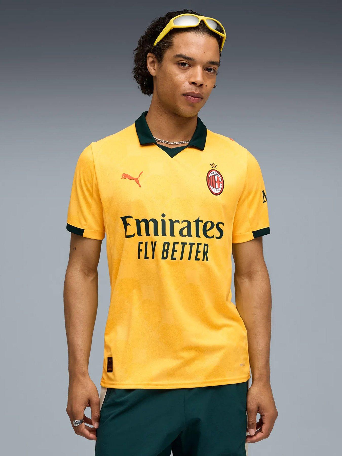 Puma Mens Ac Milan 25/26 3rd Replica Shirt - Yellow