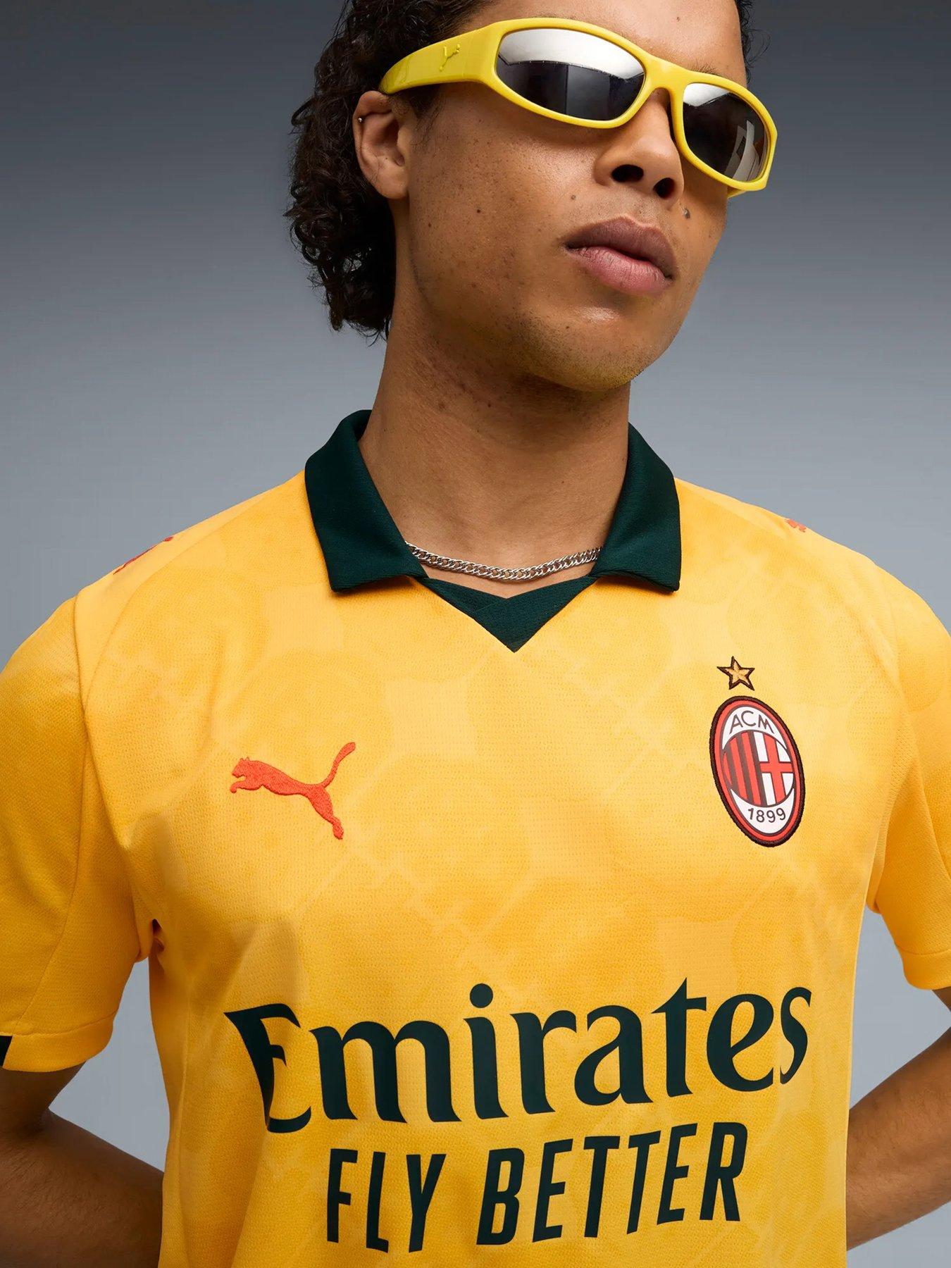 Image 4 of 6 of Puma Mens Ac Milan 25/26 3rd Replica Shirt - Yellow