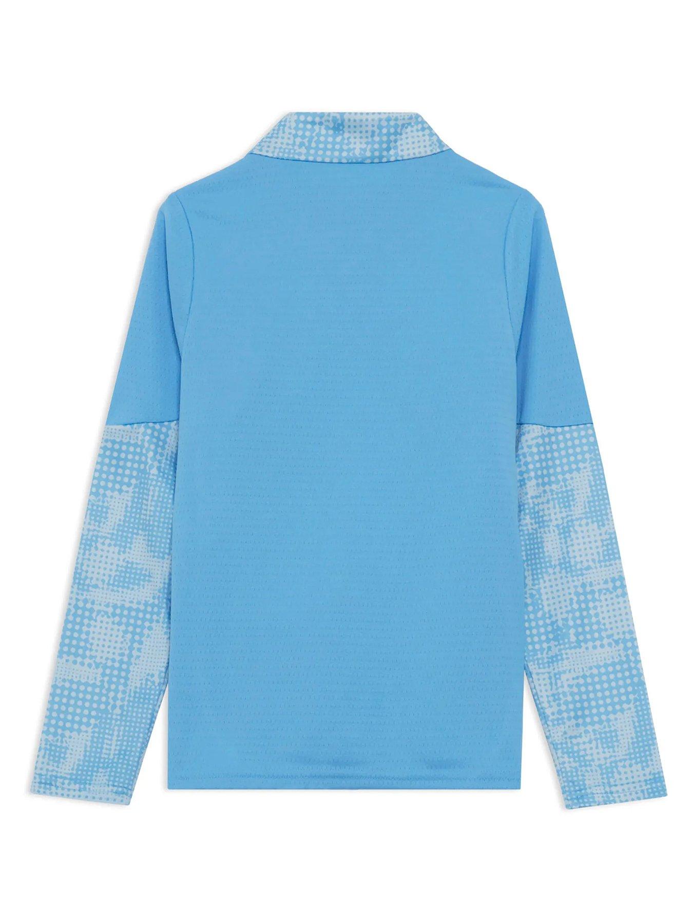 Image 2 of 2 of Puma Junior Manchester City 25/26 Training 1/4 Zip Top - Blue