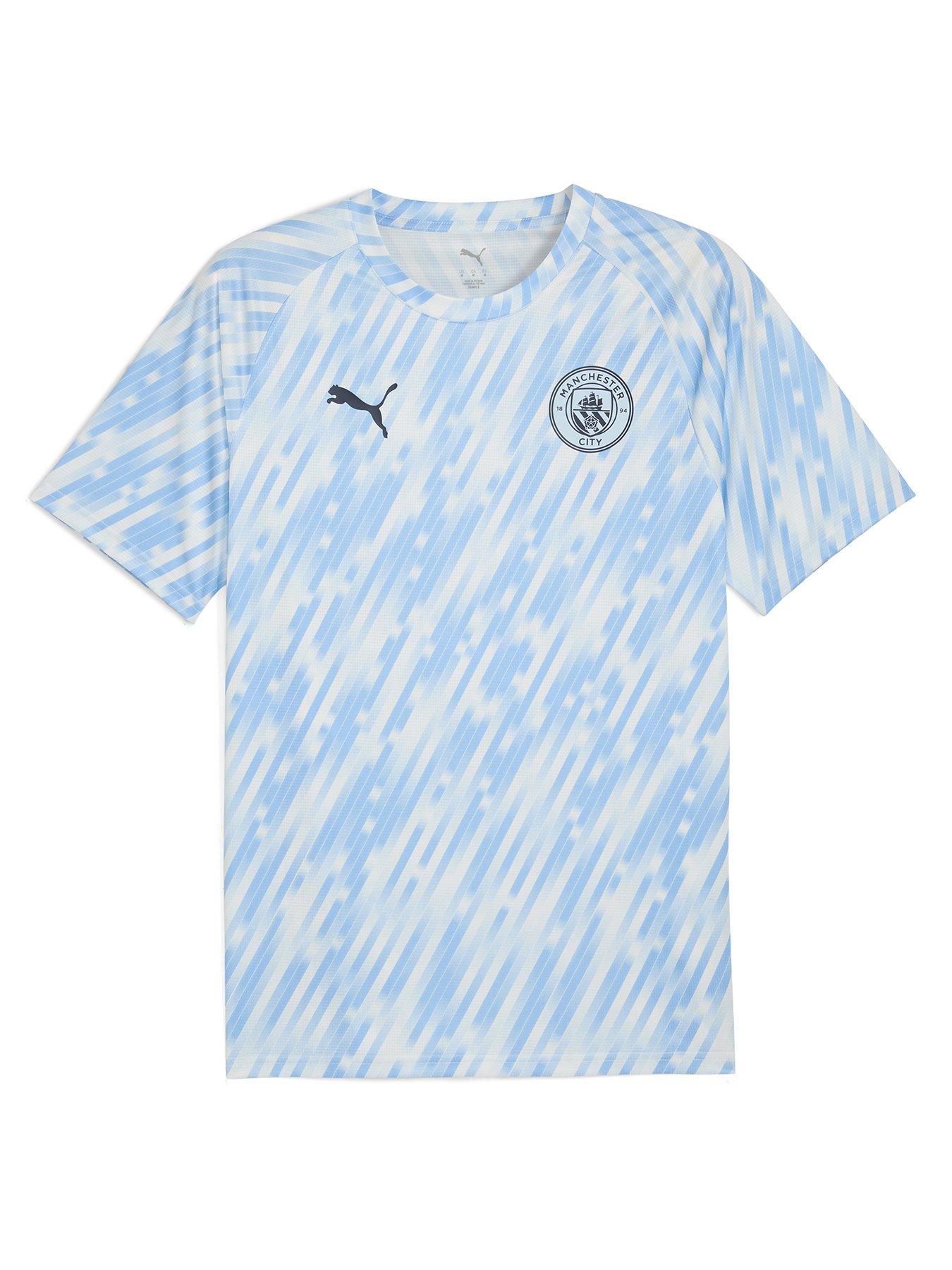 Image 1 of 2 of Puma Mens Manchester City 25/26 Warm Up Jersey - Blue