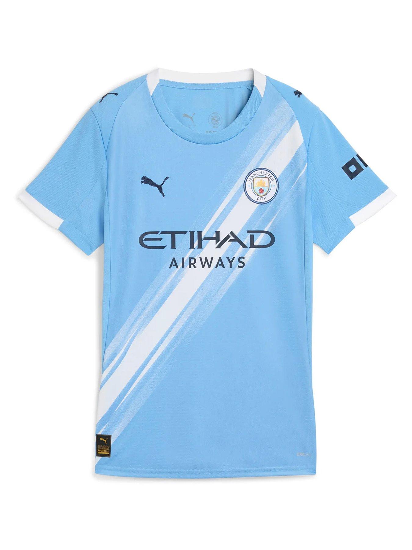Image 1 of 2 of Puma Womens Manchester City 25/26 Home Replica Shirt - Blue