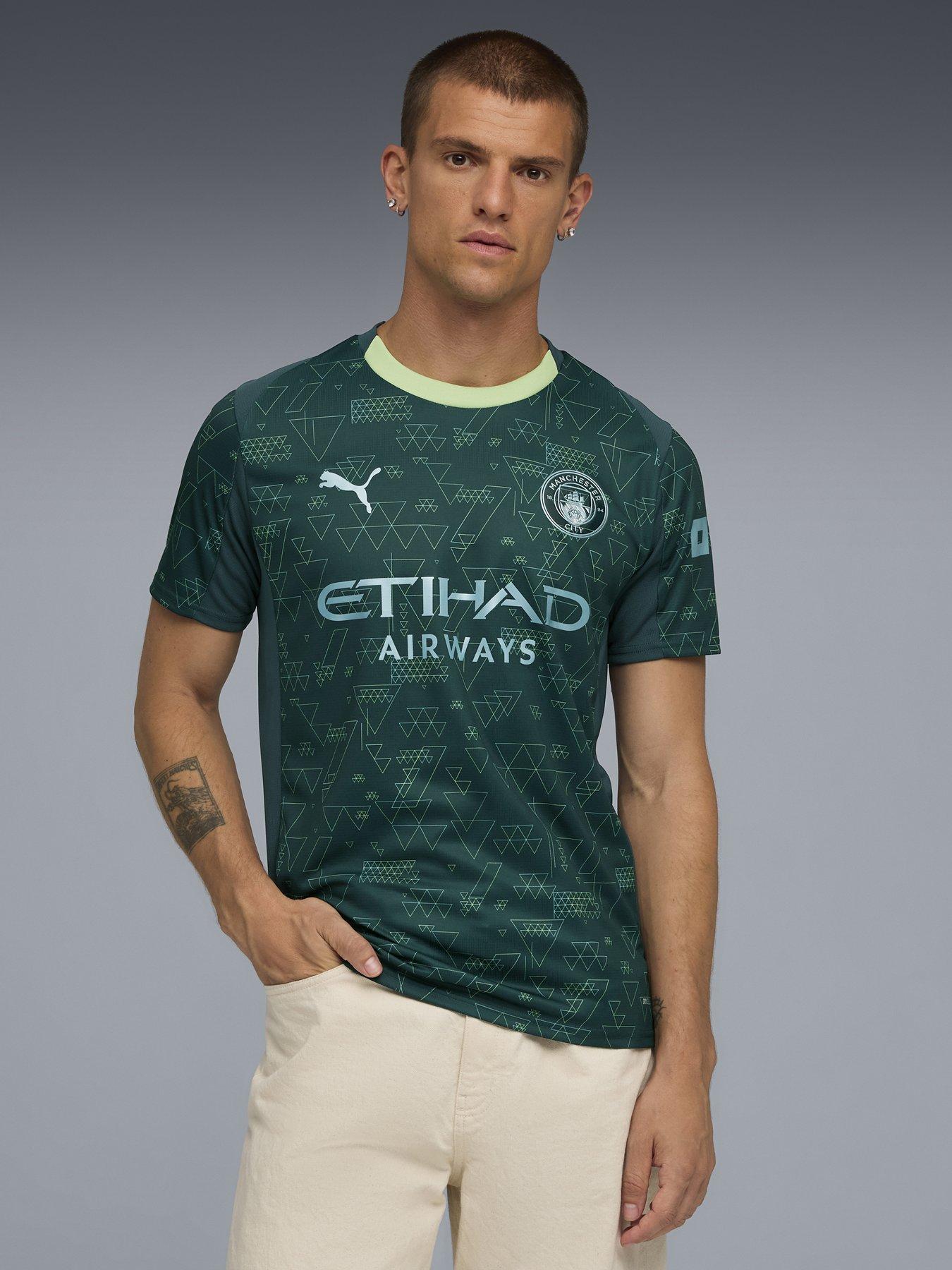 Puma Mens Manchester City 25/26 4Th Replica Shirt - Green
