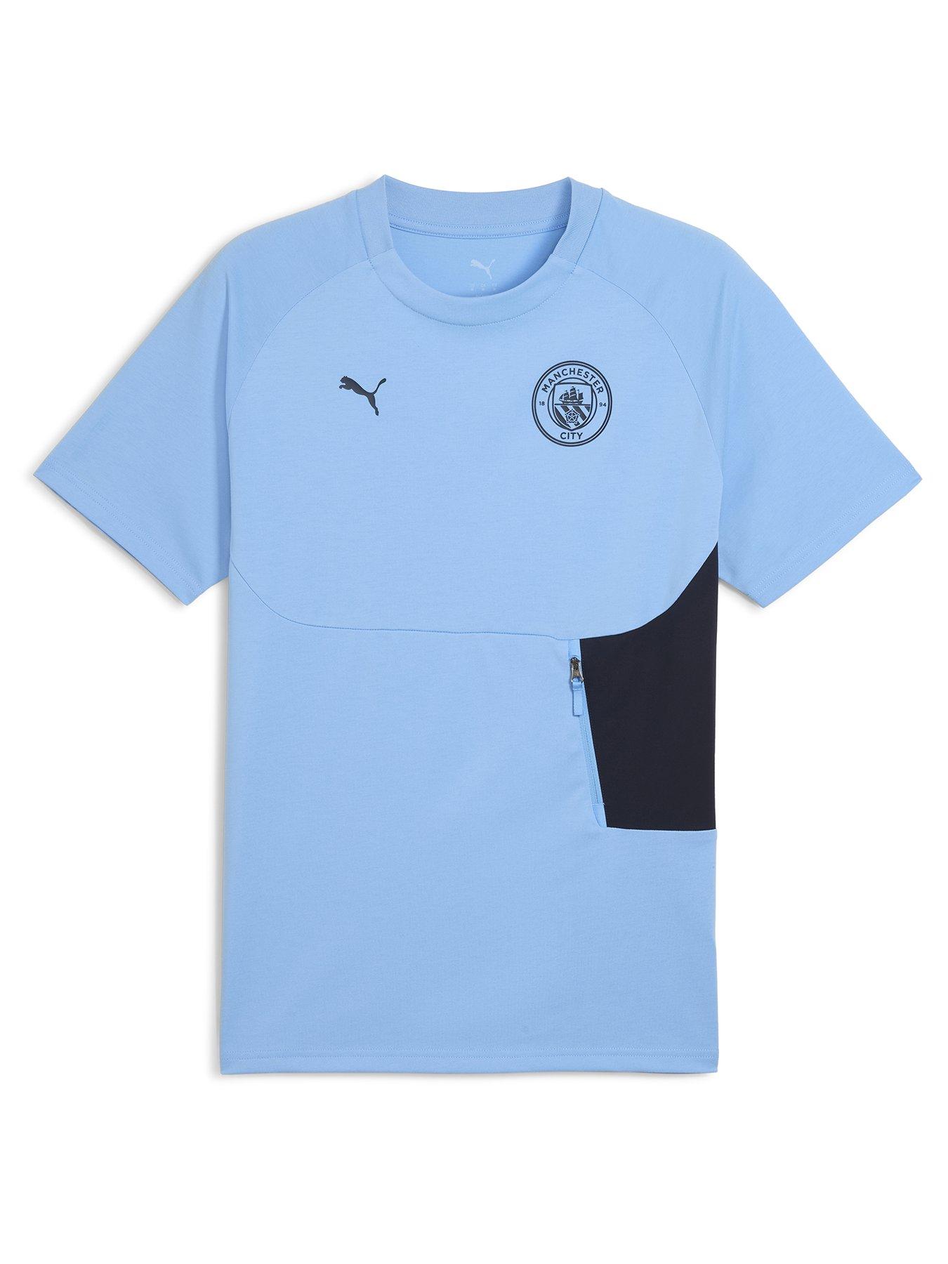 Puma Mens Manchester City 25/26 Tech Pocket Tee - Navy
