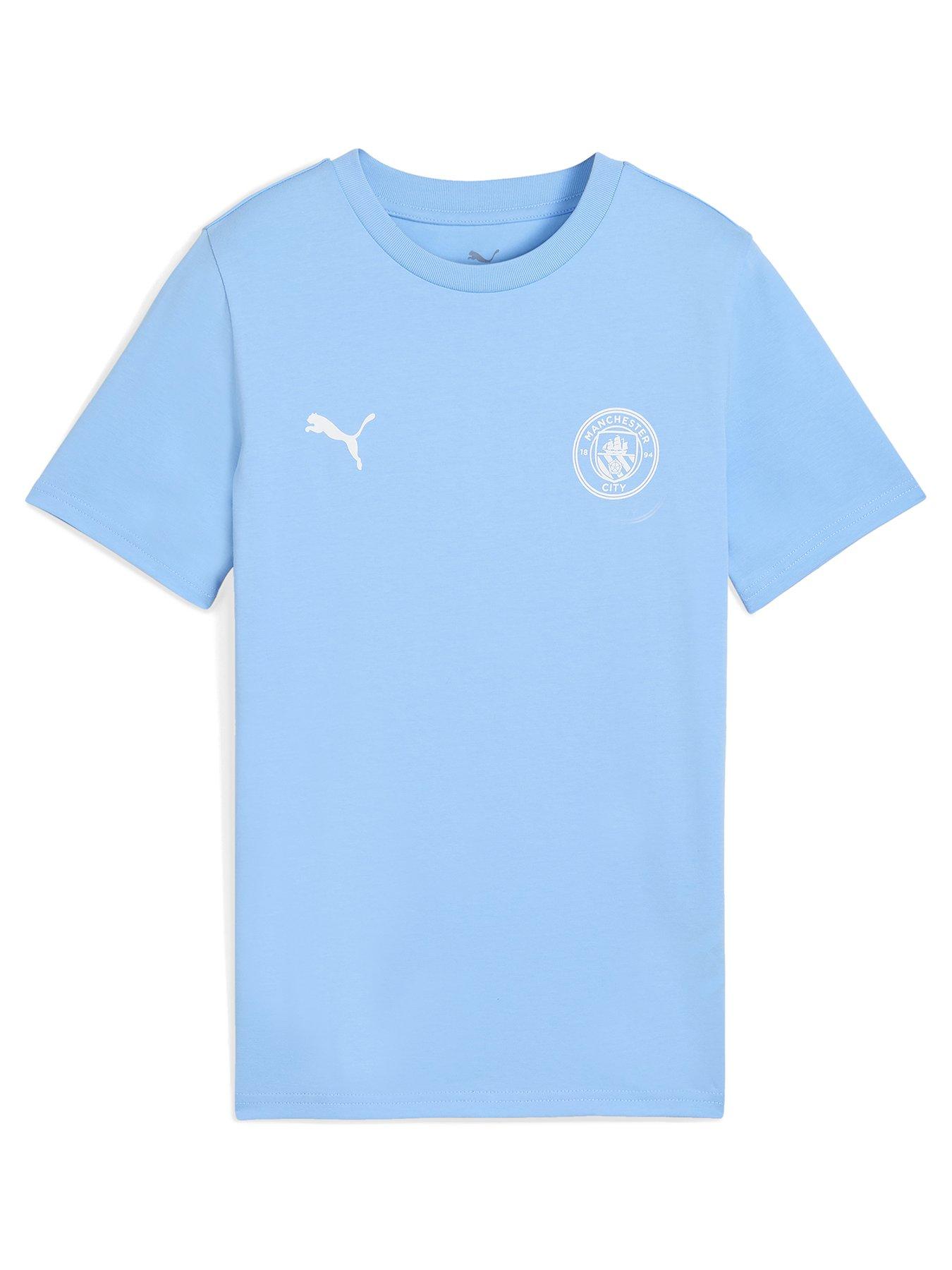 Puma Junior Manchester City 25/26 Football T-Shirt - Blue