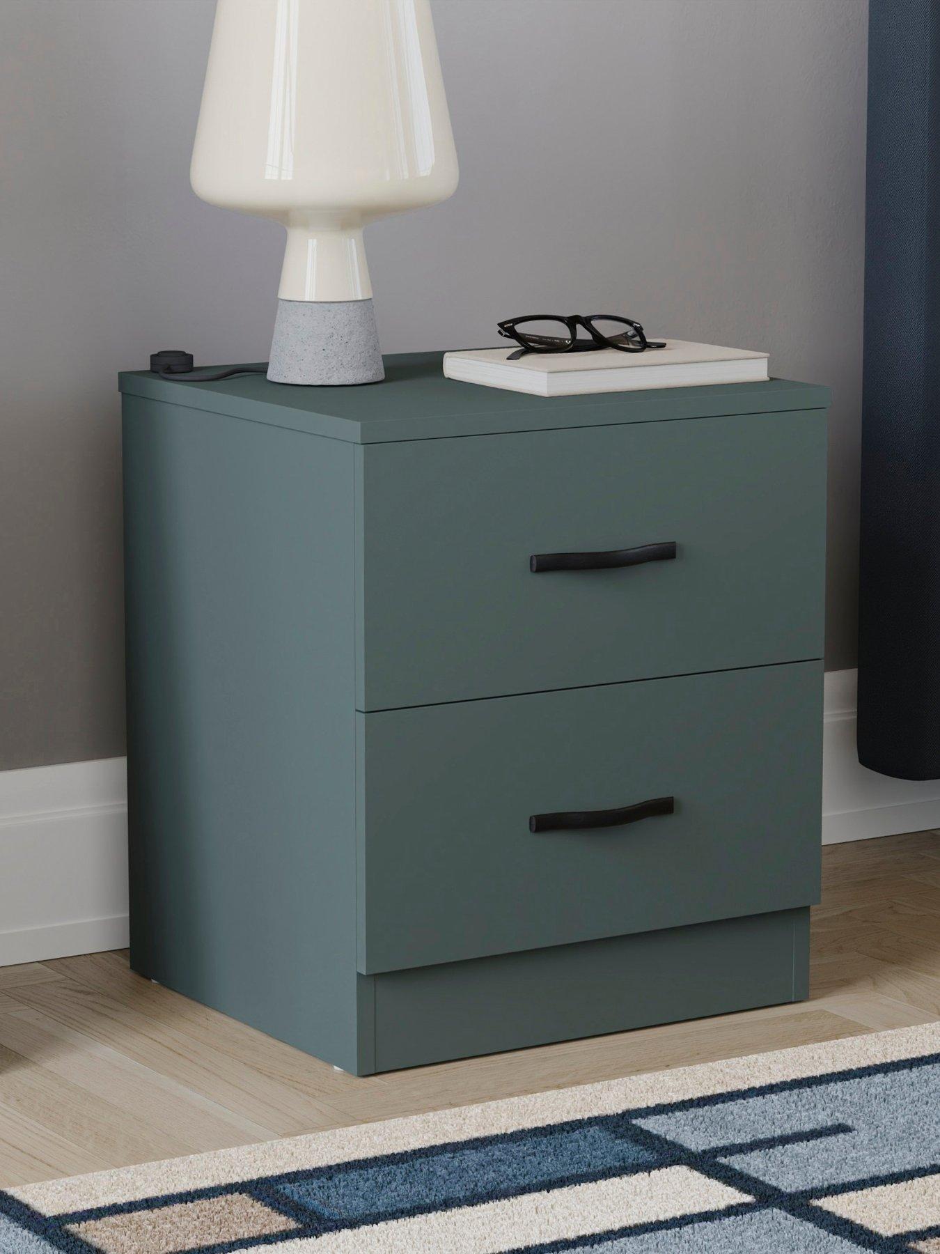 Image 1 of 7 of Vida Designs Riano 2 Drawer Bedside Chest