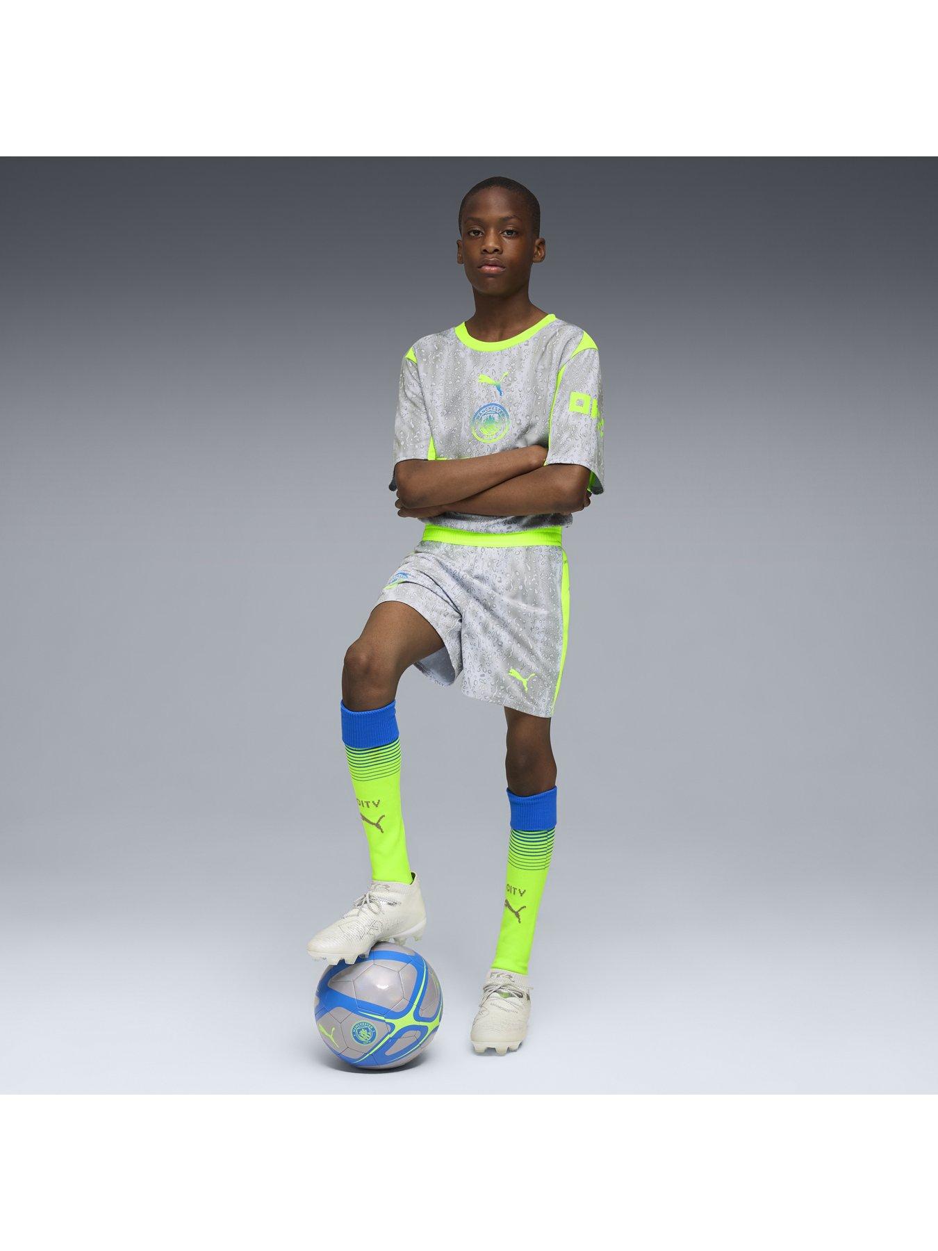 Image 5 of 6 of Puma Junior Manchester City 25/26 3rd Replica Shorts - Green