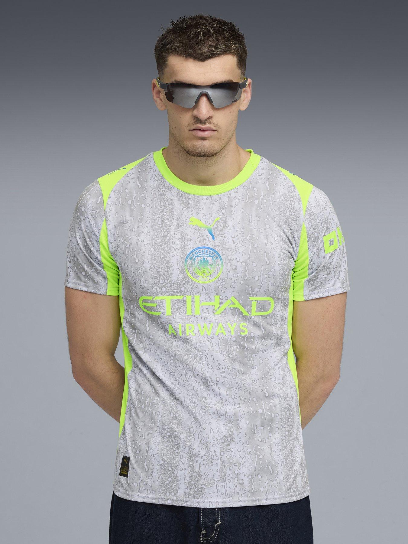 Image 1 of 6 of Puma Mens Manchester City 25/26 3rd Replica Shirt - Green