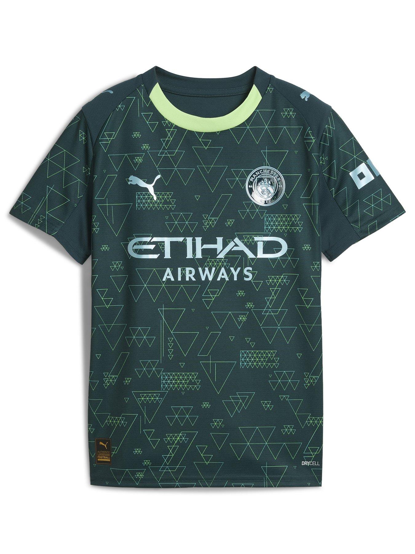 Image 2 of 4 of Puma Junior Manchester City 25/26 4Th Replica Shirt - Green