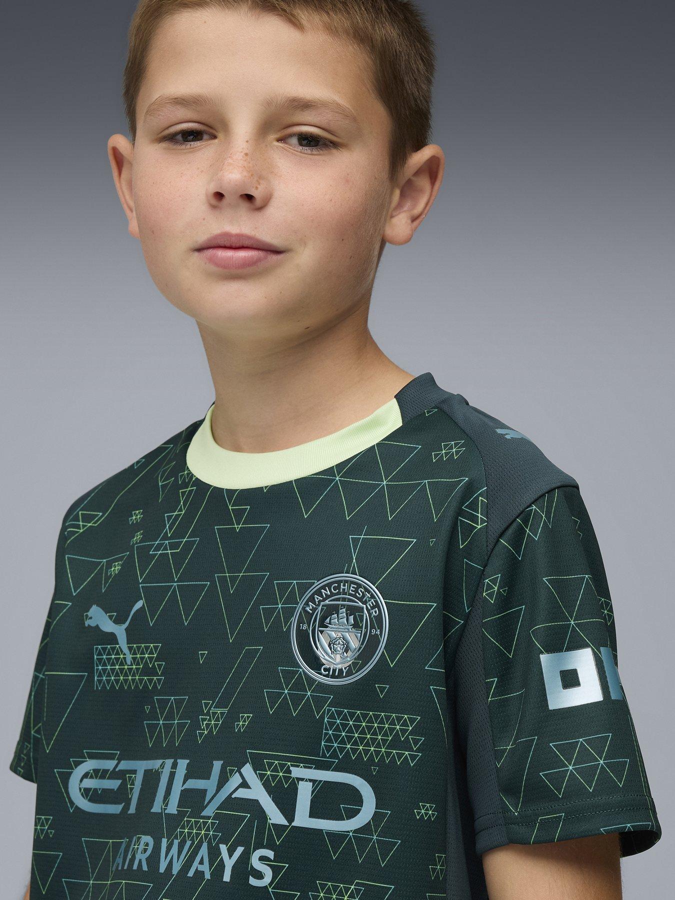 Image 4 of 4 of Puma Junior Manchester City 25/26 4Th Replica Shirt - Green
