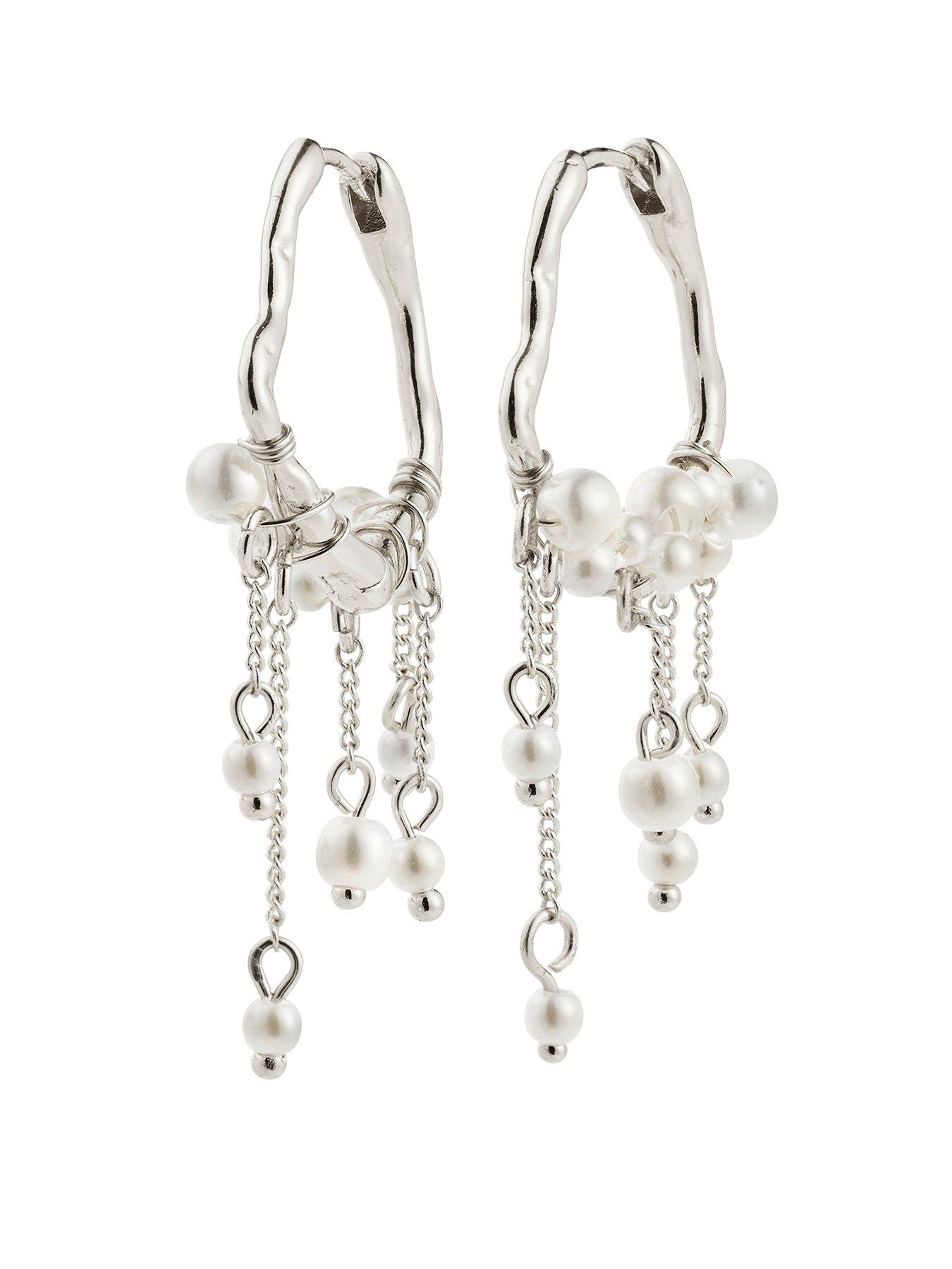 Pilgrim Jasper Earrings - Silver Plated