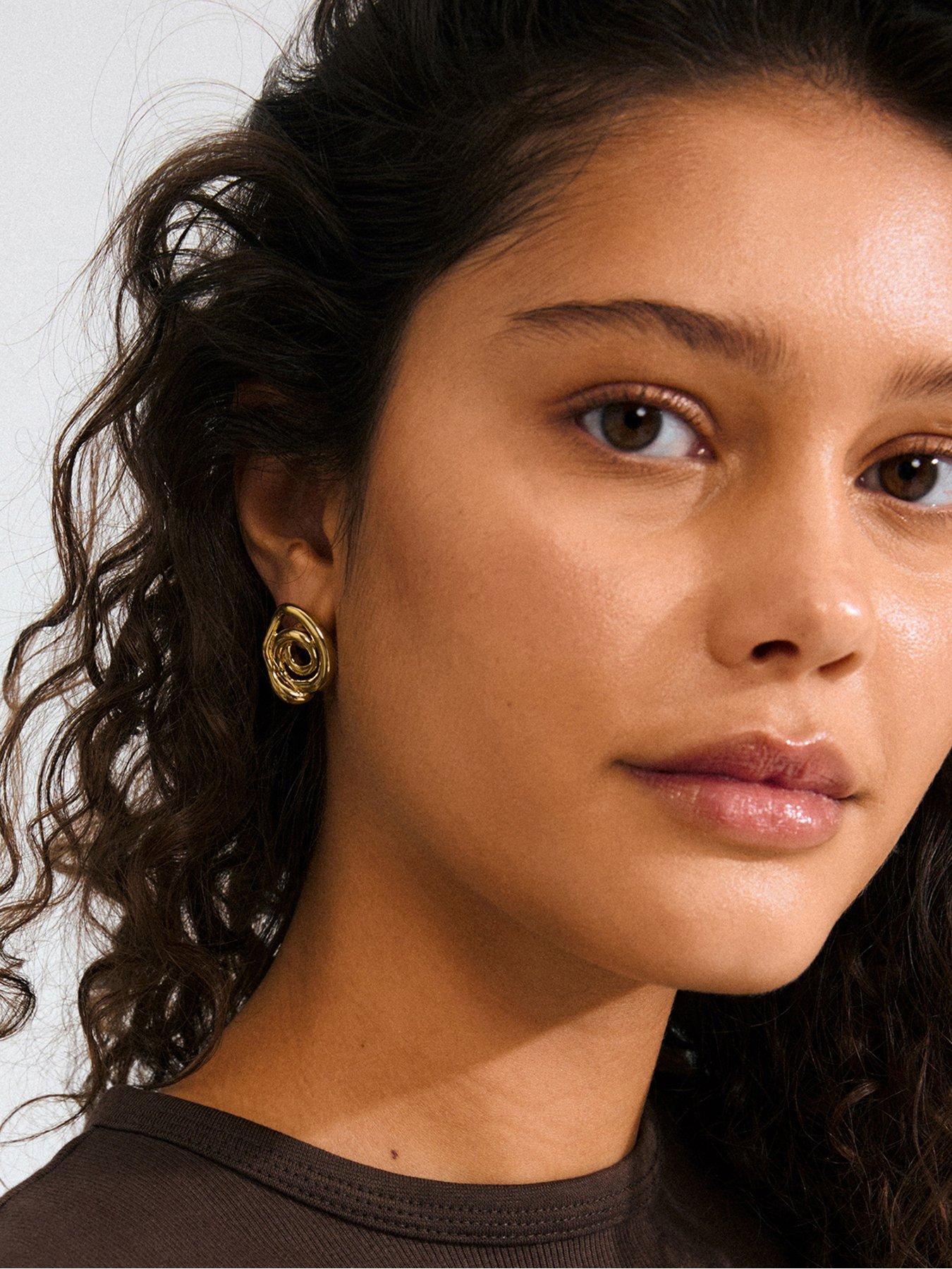 pilgrim-unfold-earrings-gold-platedstillFront